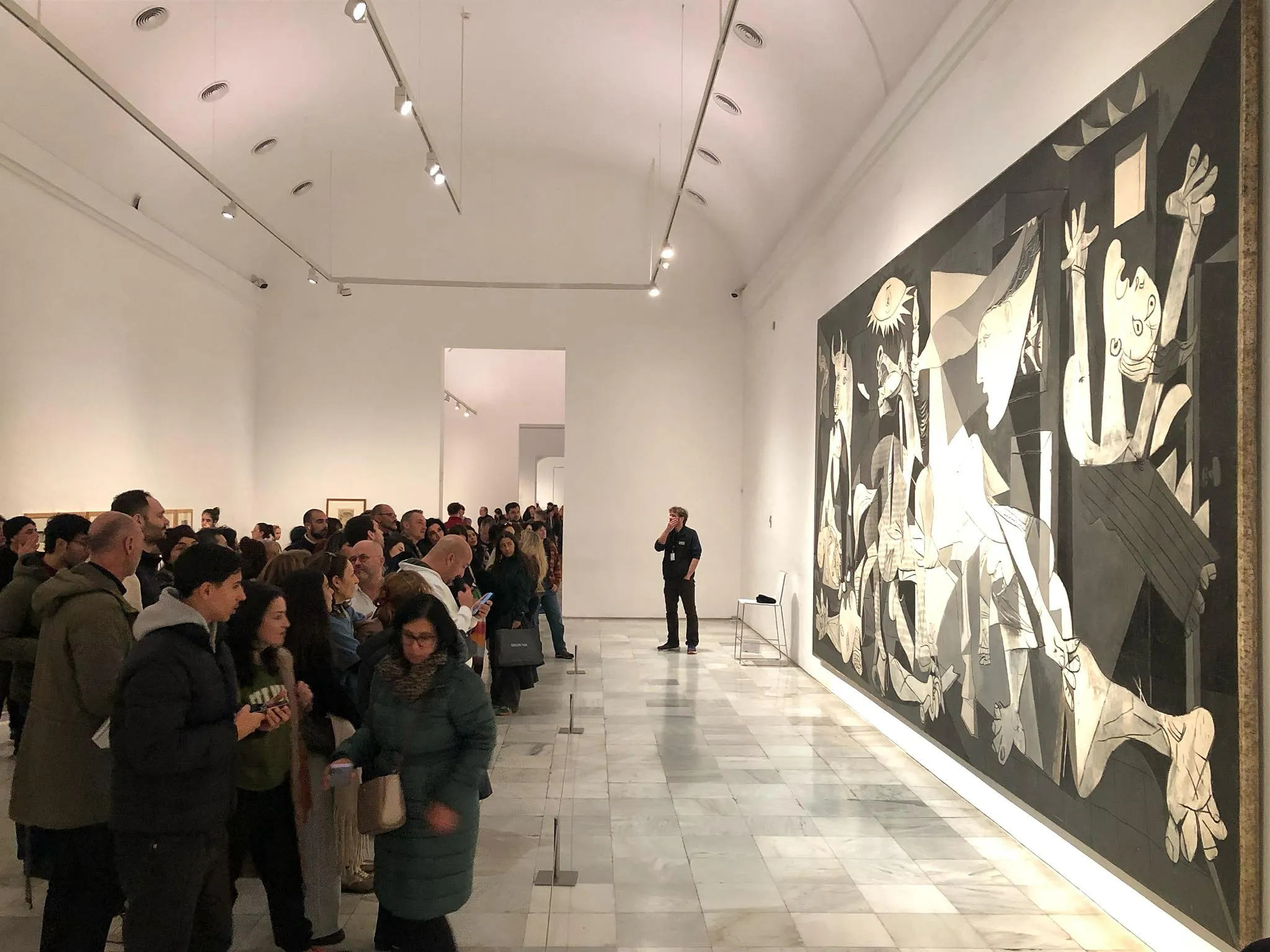 Visitors viewing Guernica