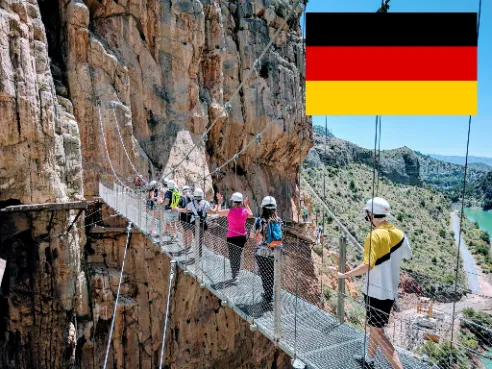 Caminito del Rey: Guided Tour from El Chorro in German