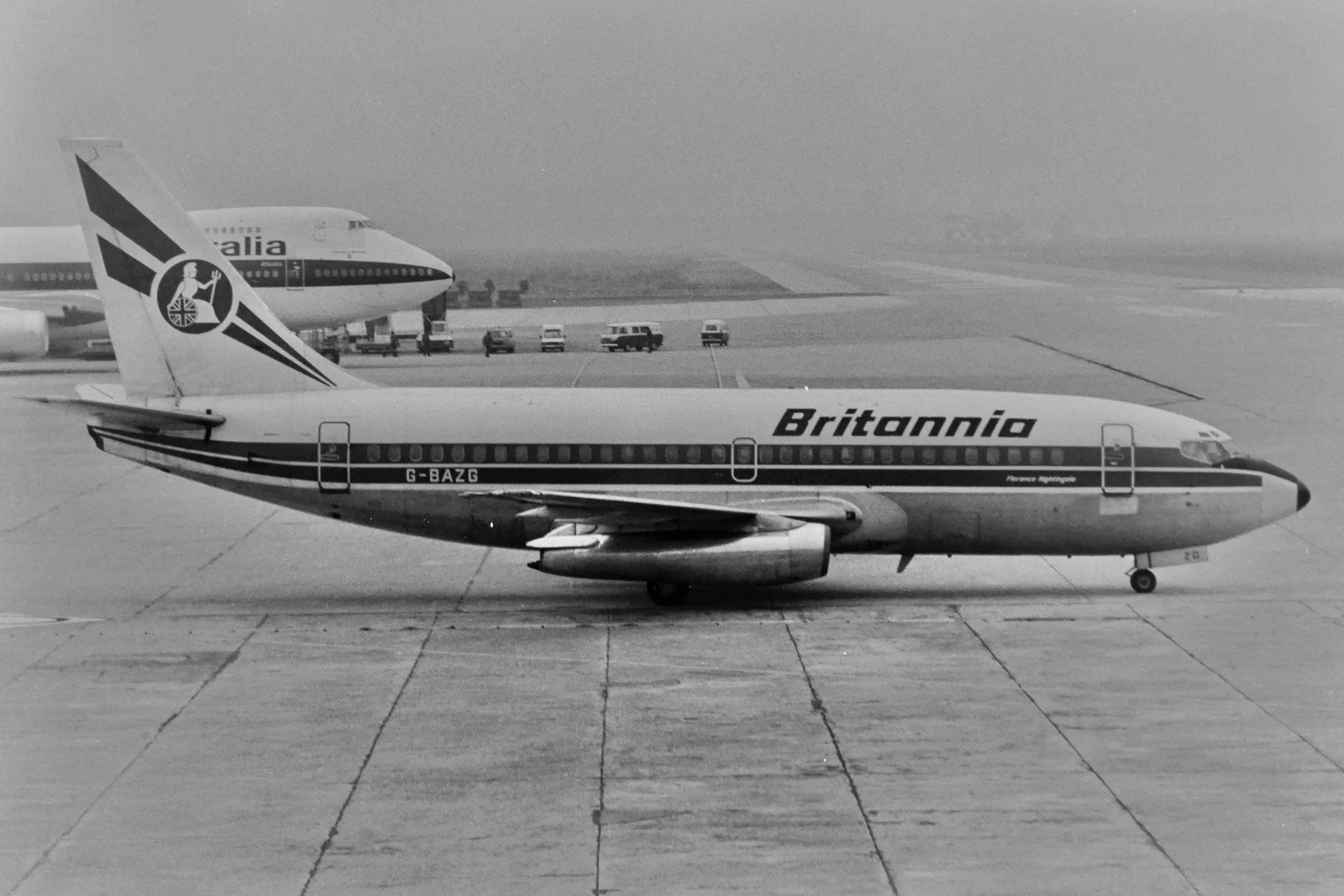 Vintage airplanes at Malpensa airport