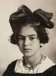 Frida Kahlo childhood portrait