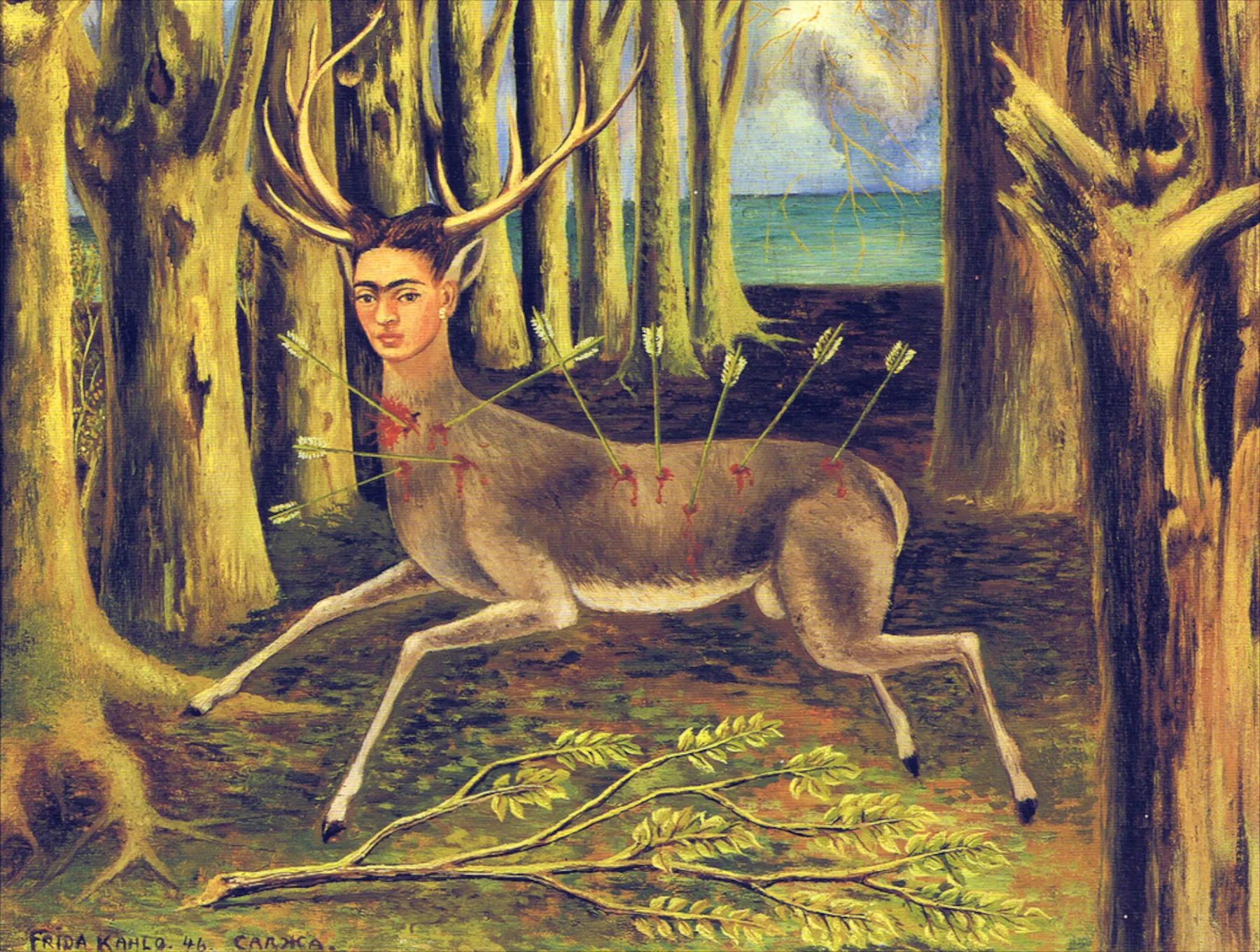 The Wounded Deer by Frida Kahlo