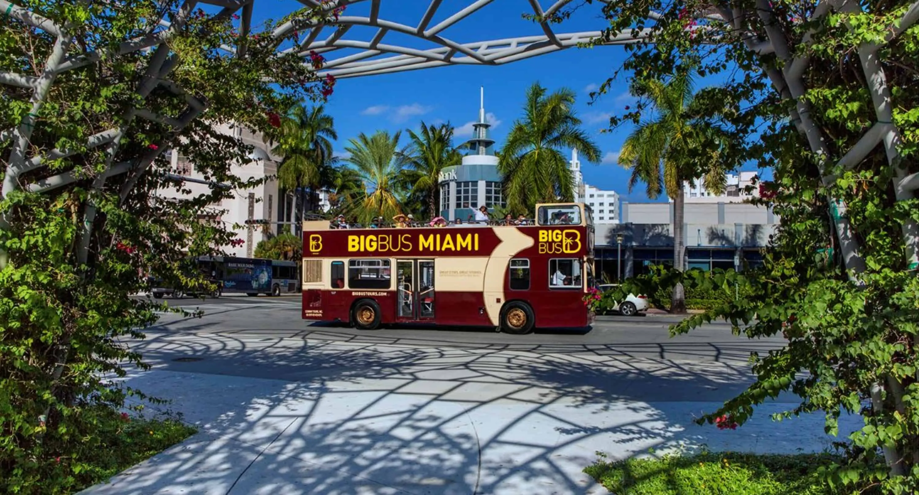 City sightseeing bus at stop