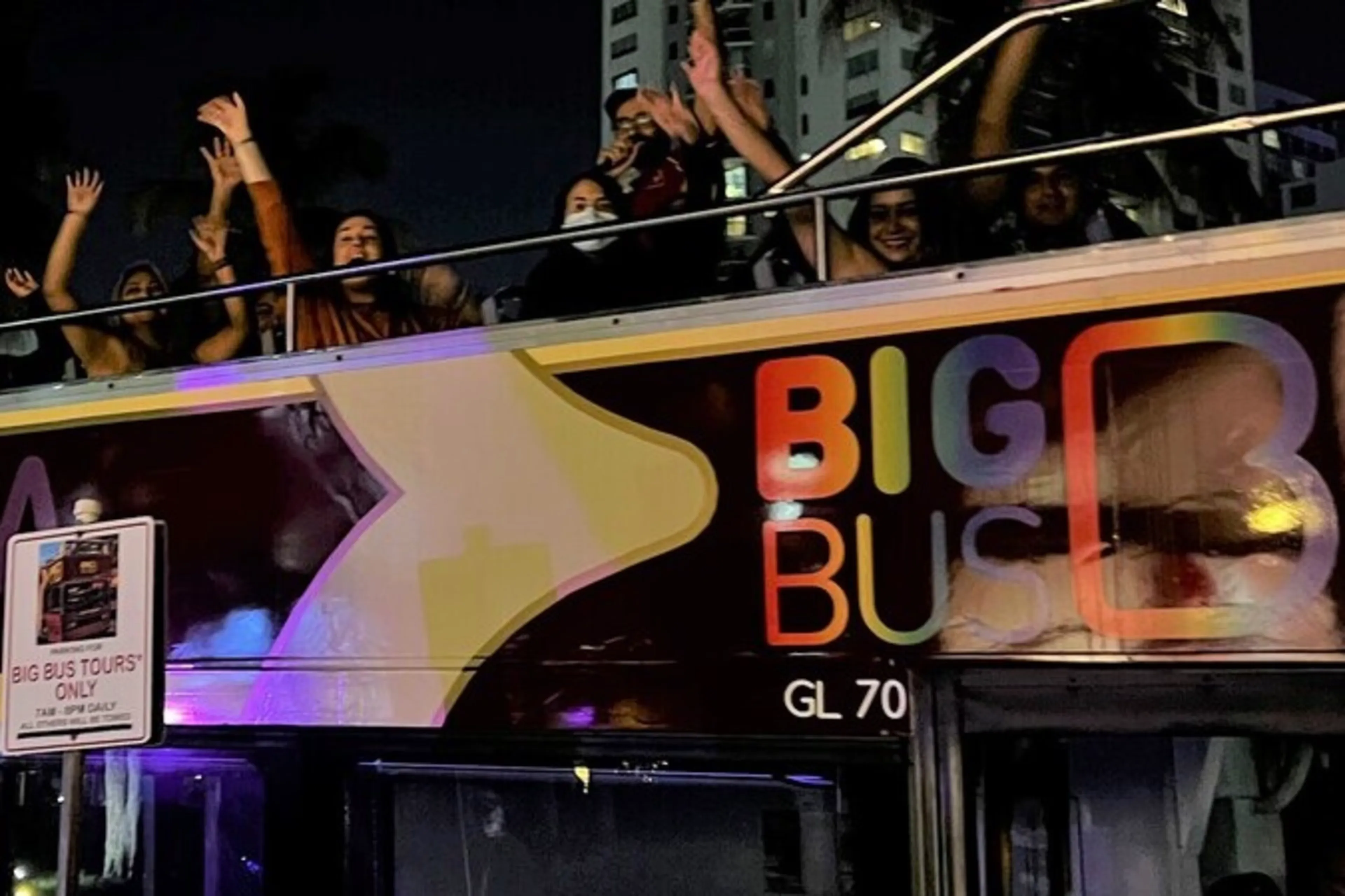 Big Bus night tour in Miami