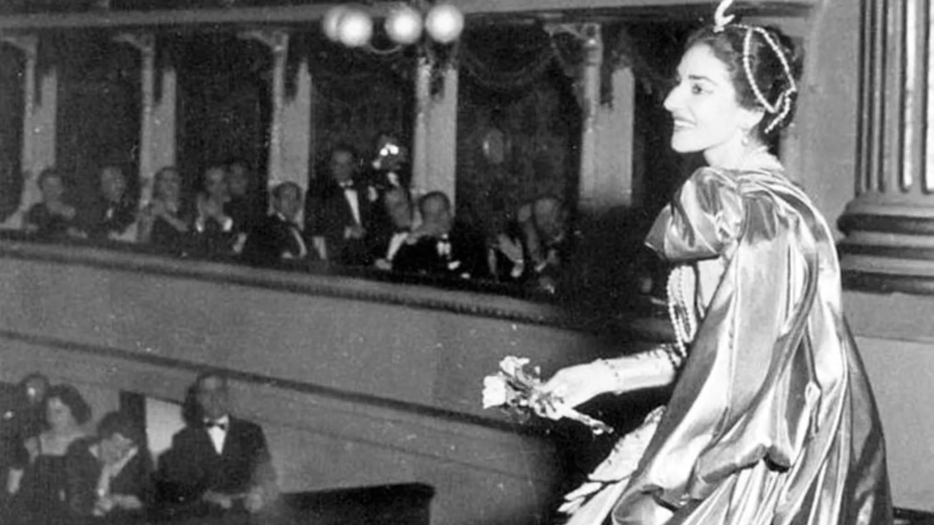 Maria Callas performing on stage, 1960