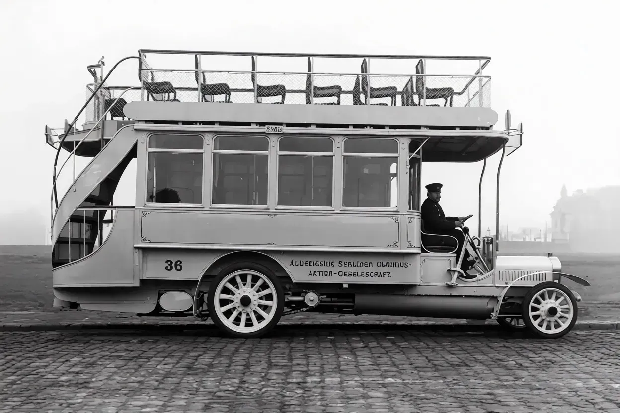 1910 Sightseeing Double Decker Bus
