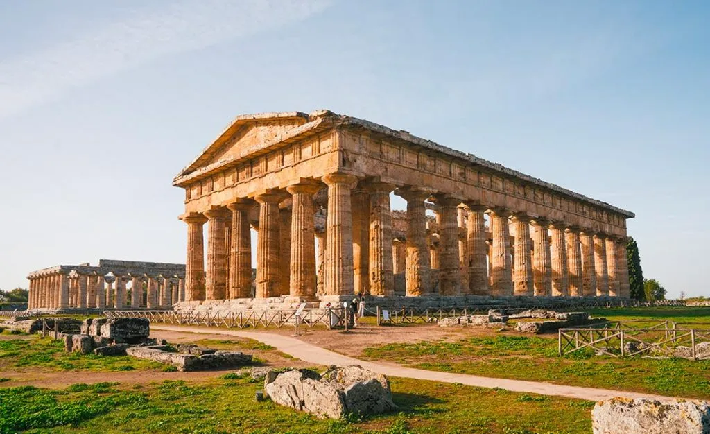 Ancient temple at Paestum