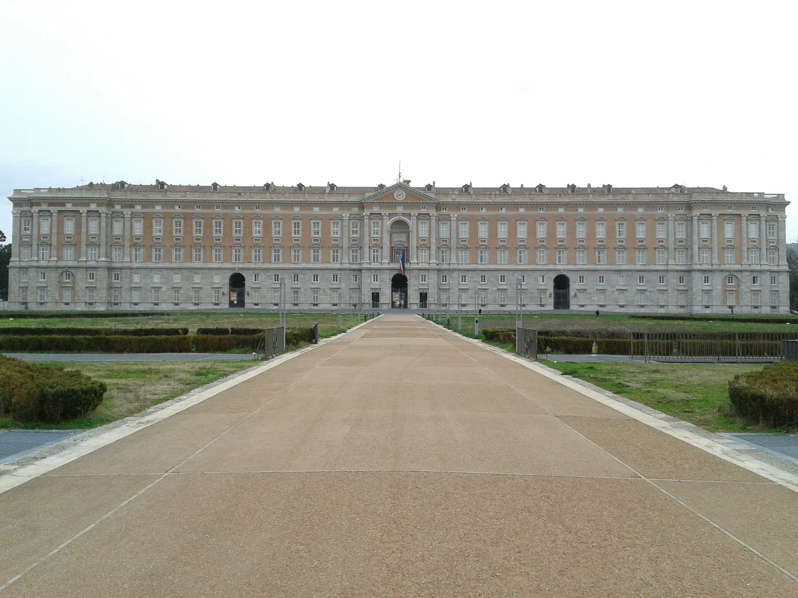 Royal Palace of Caserta front view