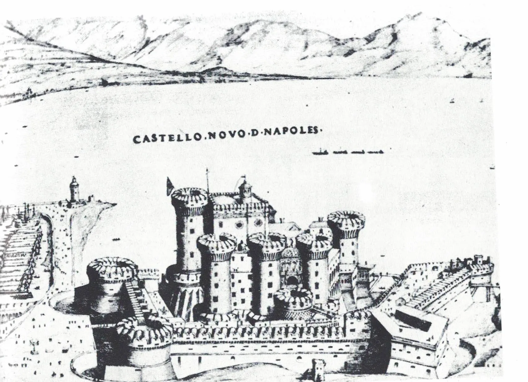 Medieval Miniature of Castel Nuovo