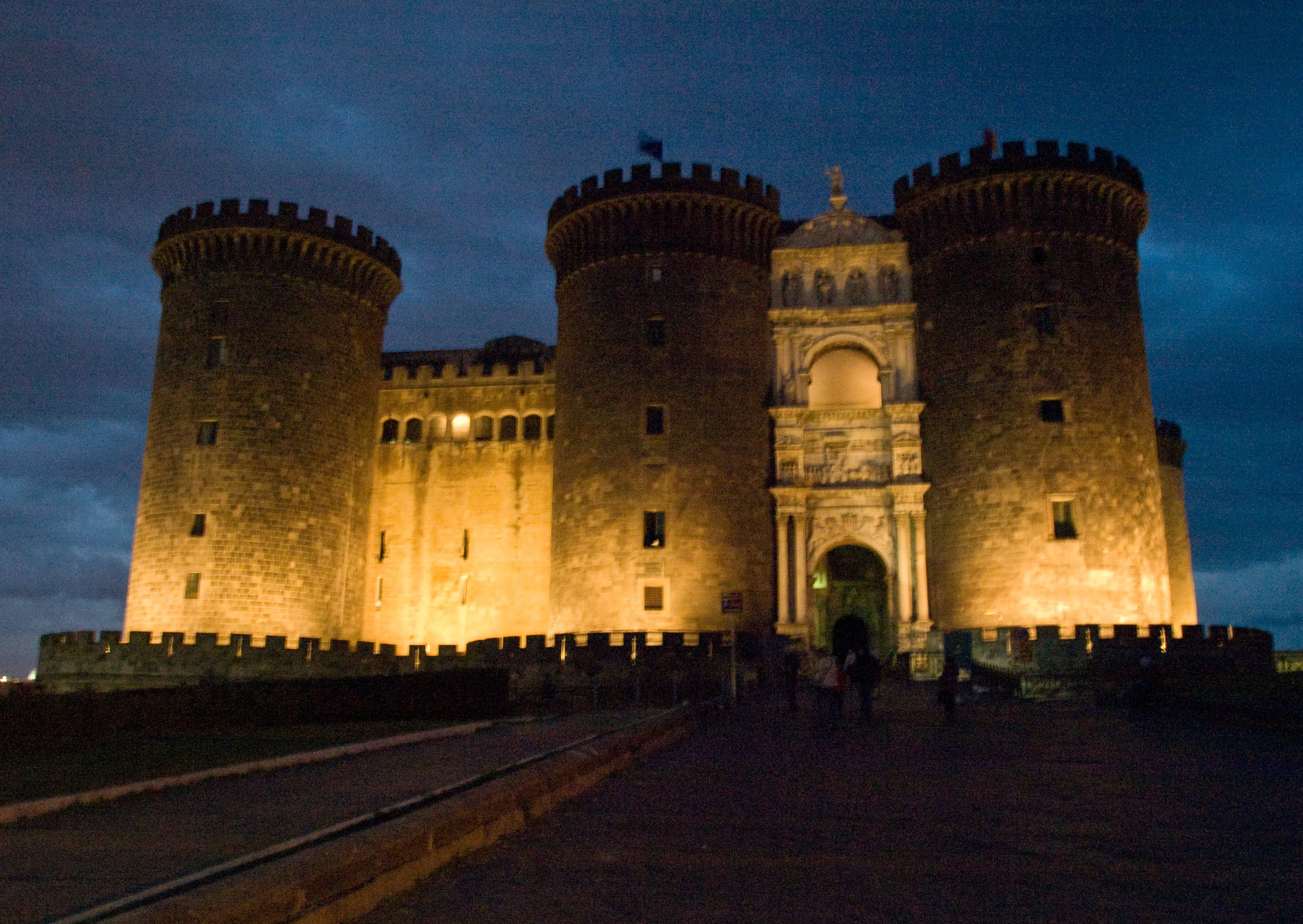 Castel Nuovo at Night
