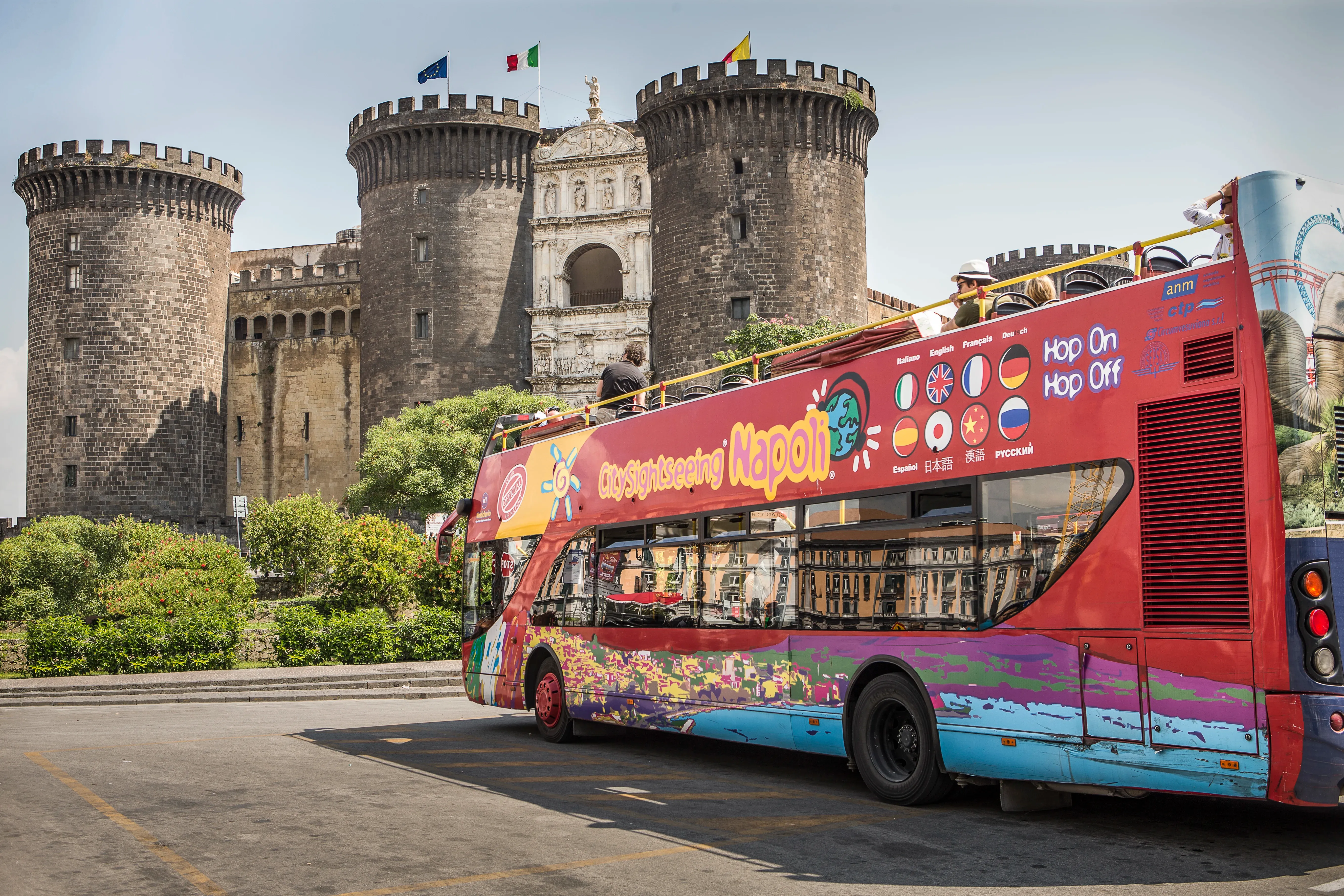 City Sightseeing Bus at Maschio Angioino