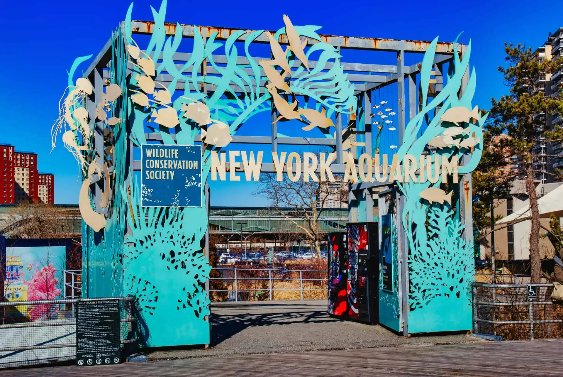 New York Aquarium entrance