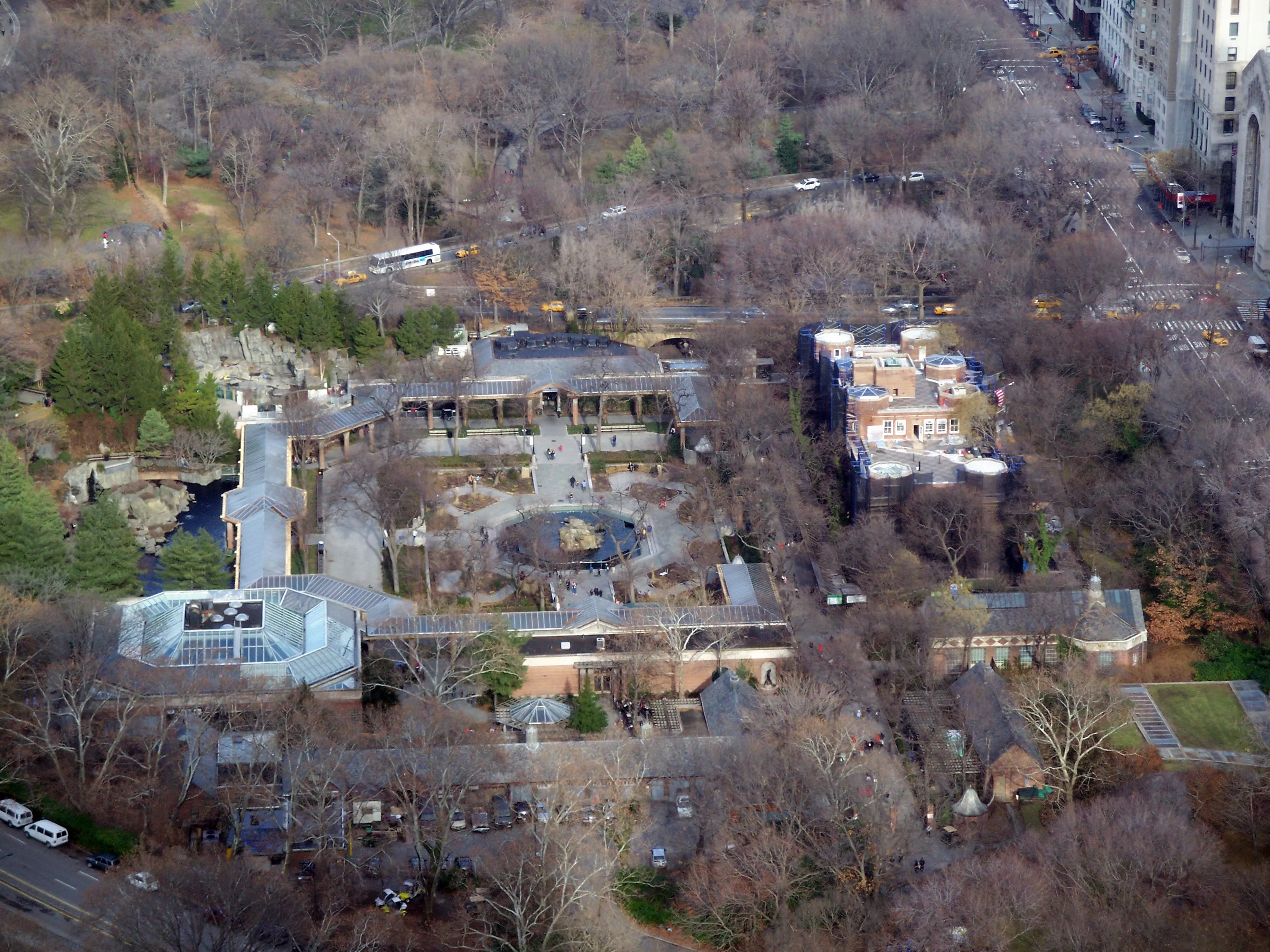 Central Park Zoo aerial view
