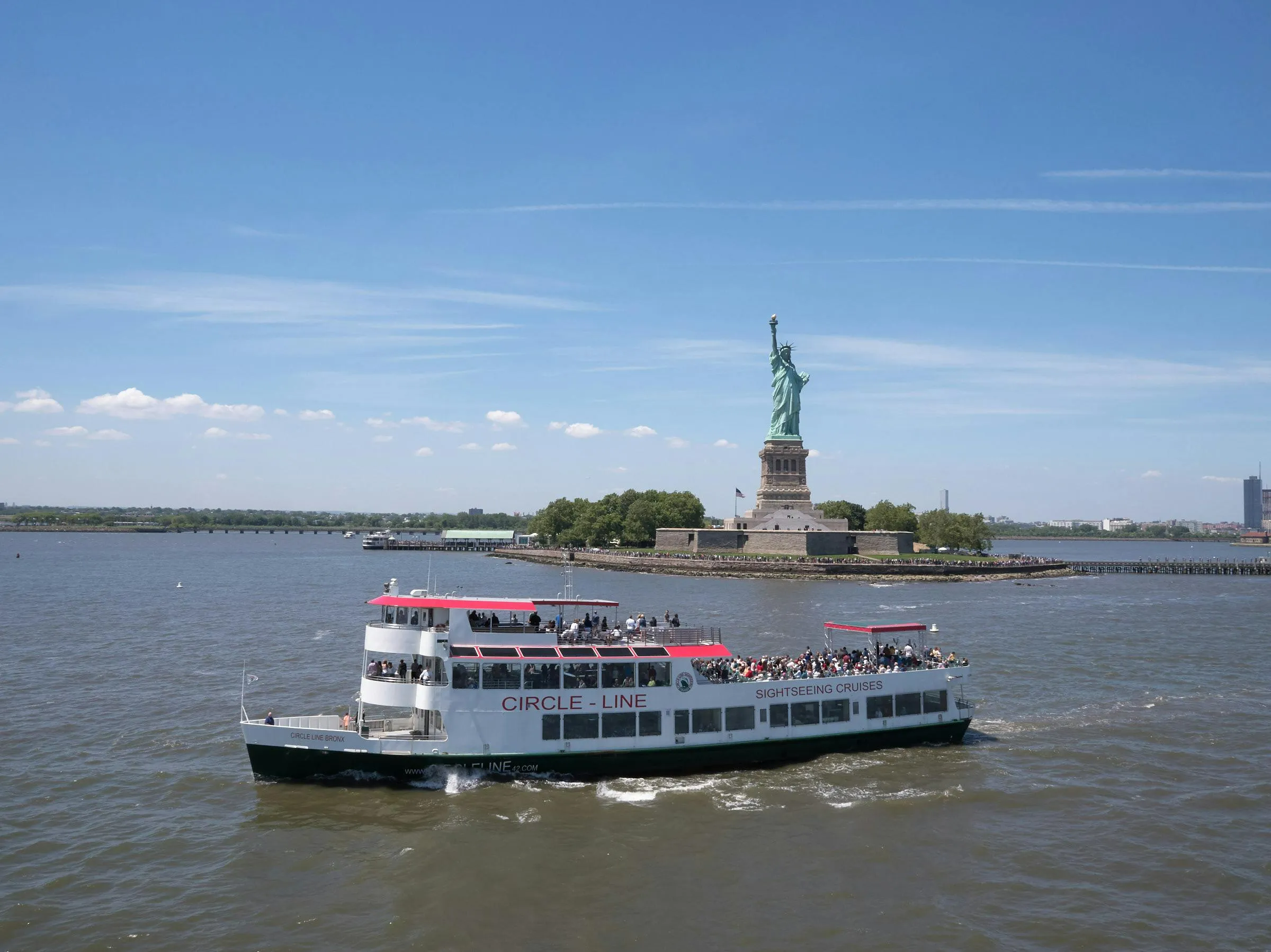 Circle Line Liberty cruise on New York Harbor