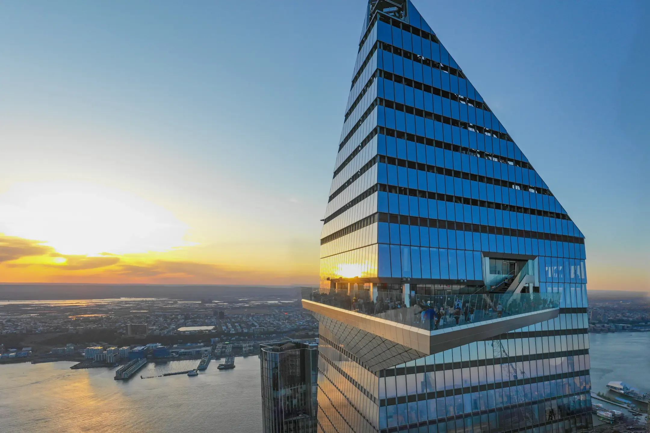Sunrise from Edge NYC