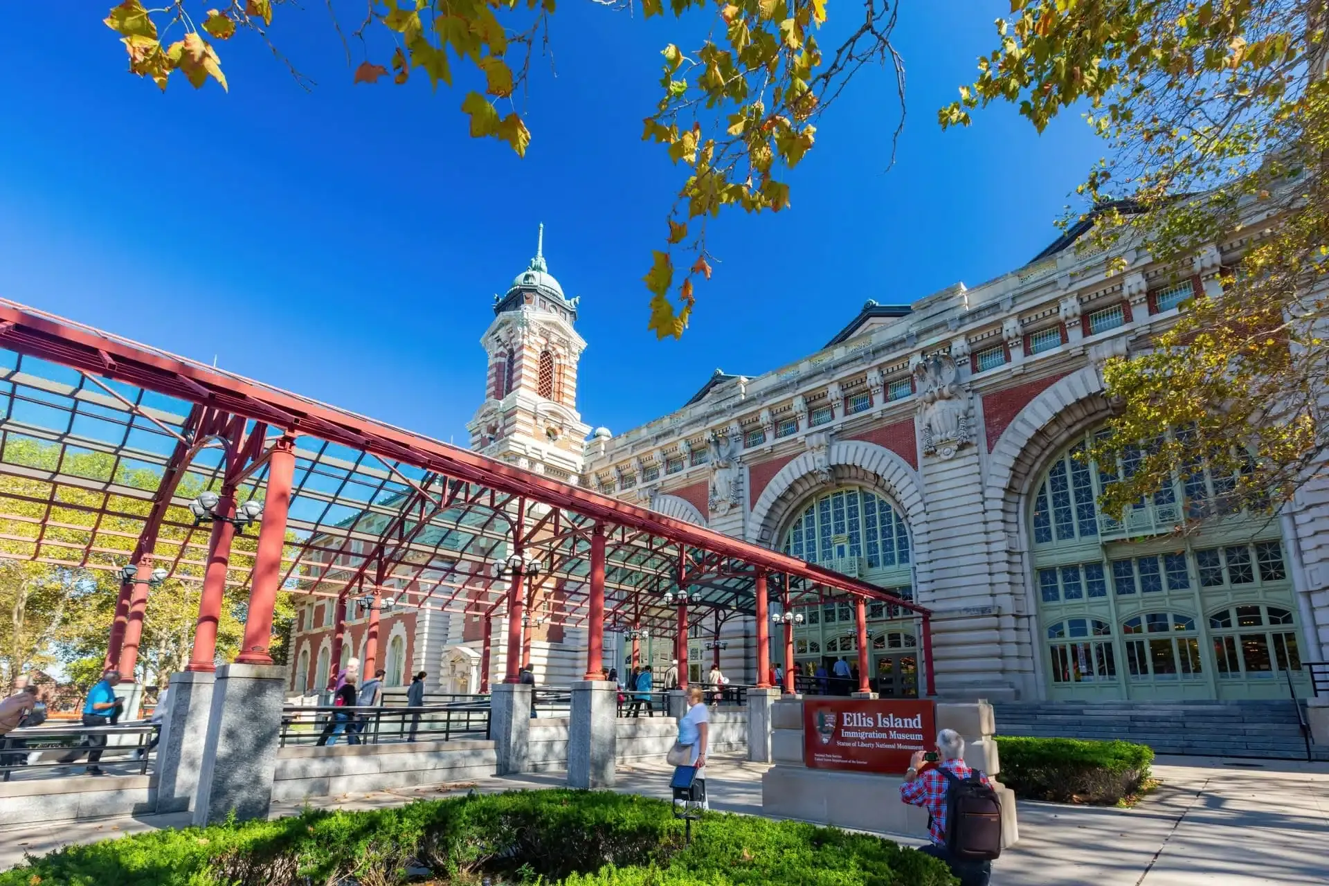 Ellis Island entrance corridor