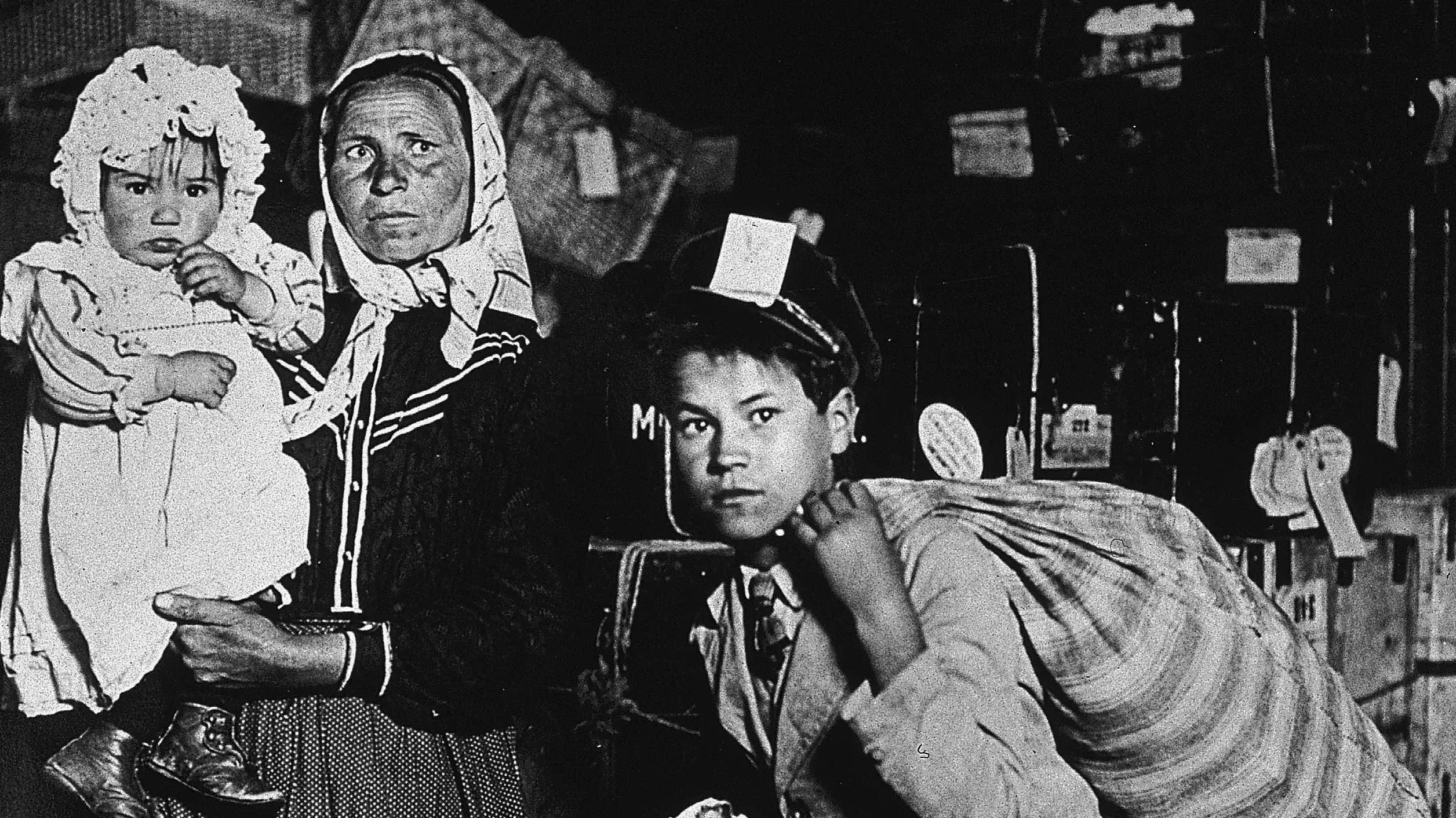 Italian immigrants just arrived