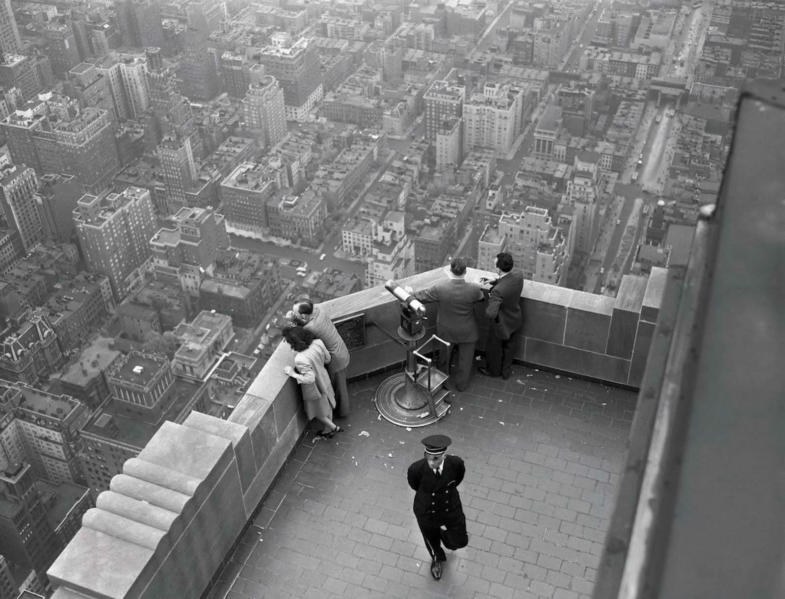 Rooftop view in 1935