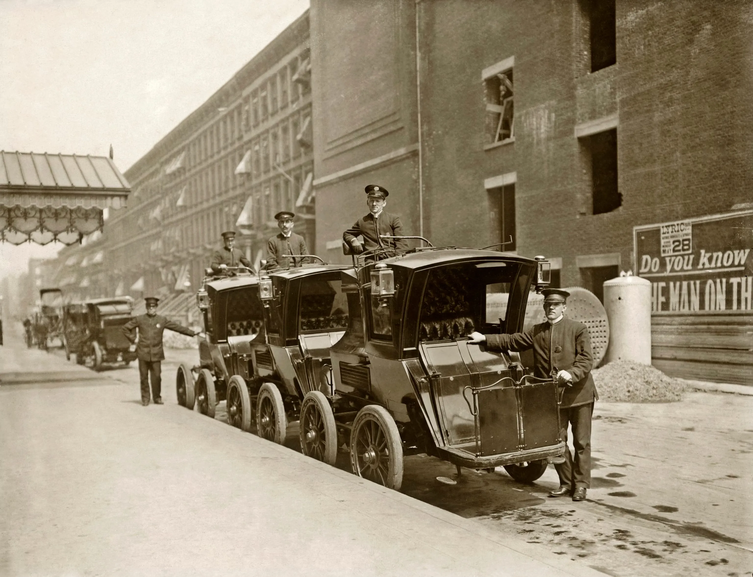 Historic New York taxi fleet