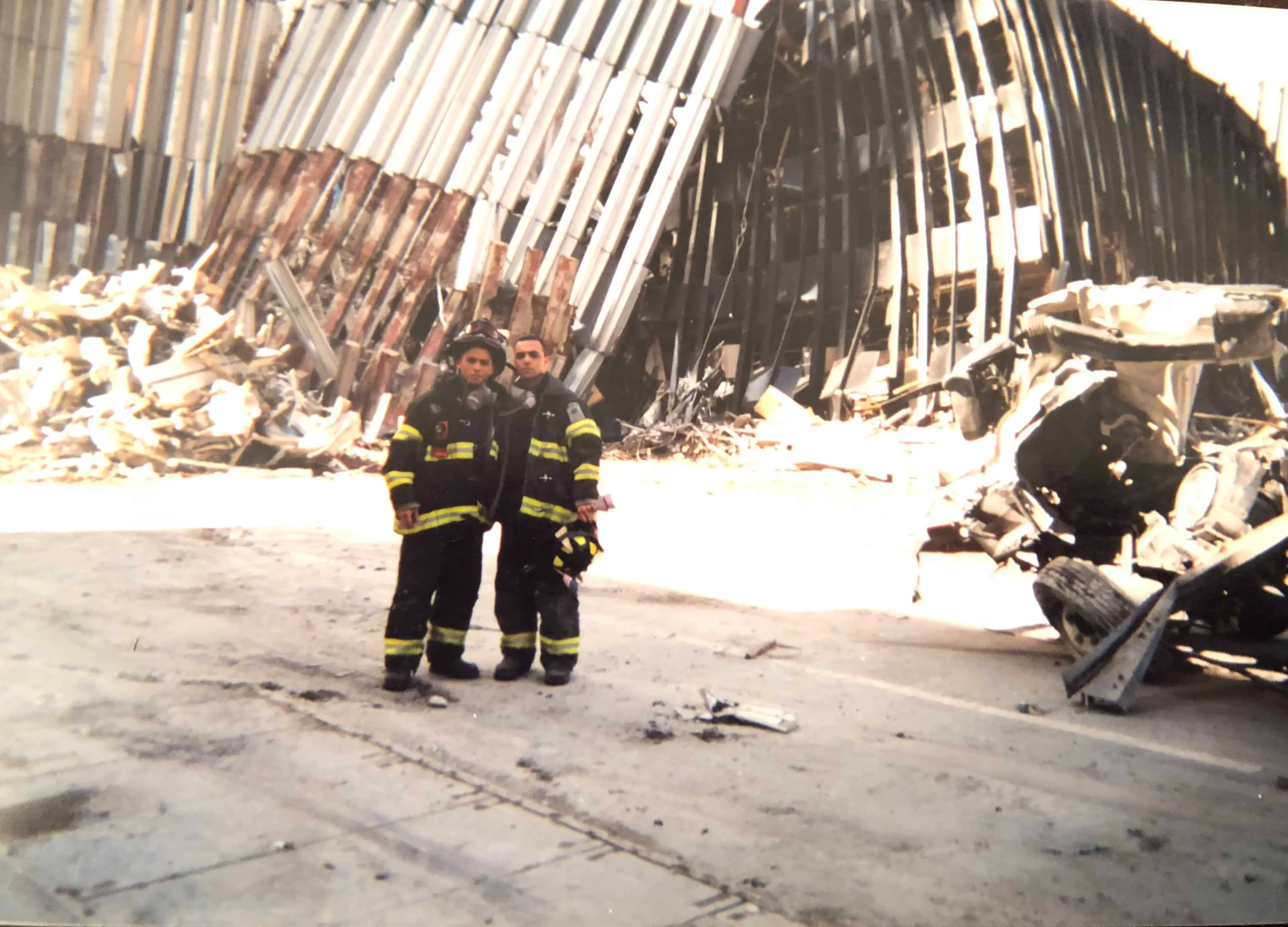Firefighters responding at Ground Zero
