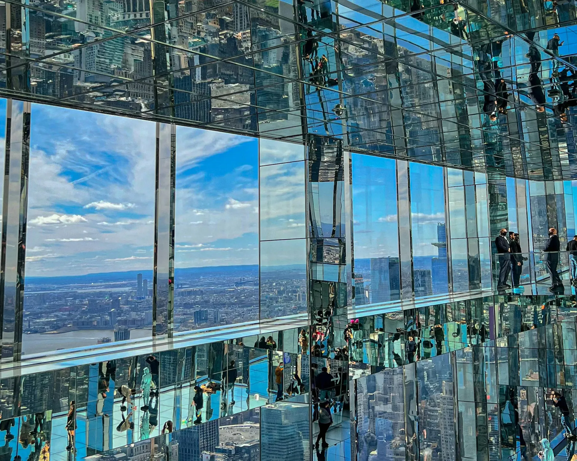 SUMMIT One Vanderbilt glass observatory interior
