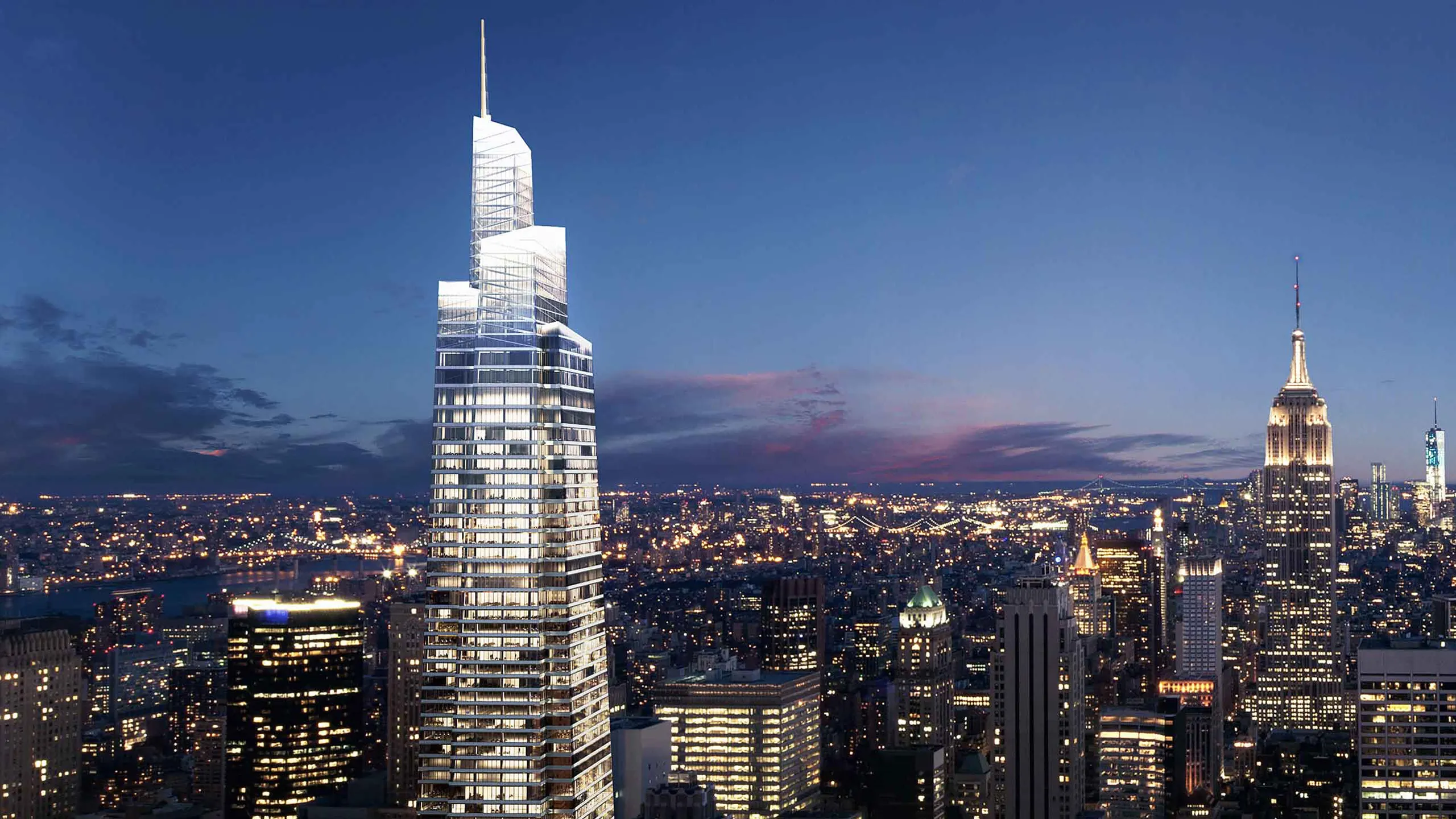 One Vanderbilt tower skyline view
