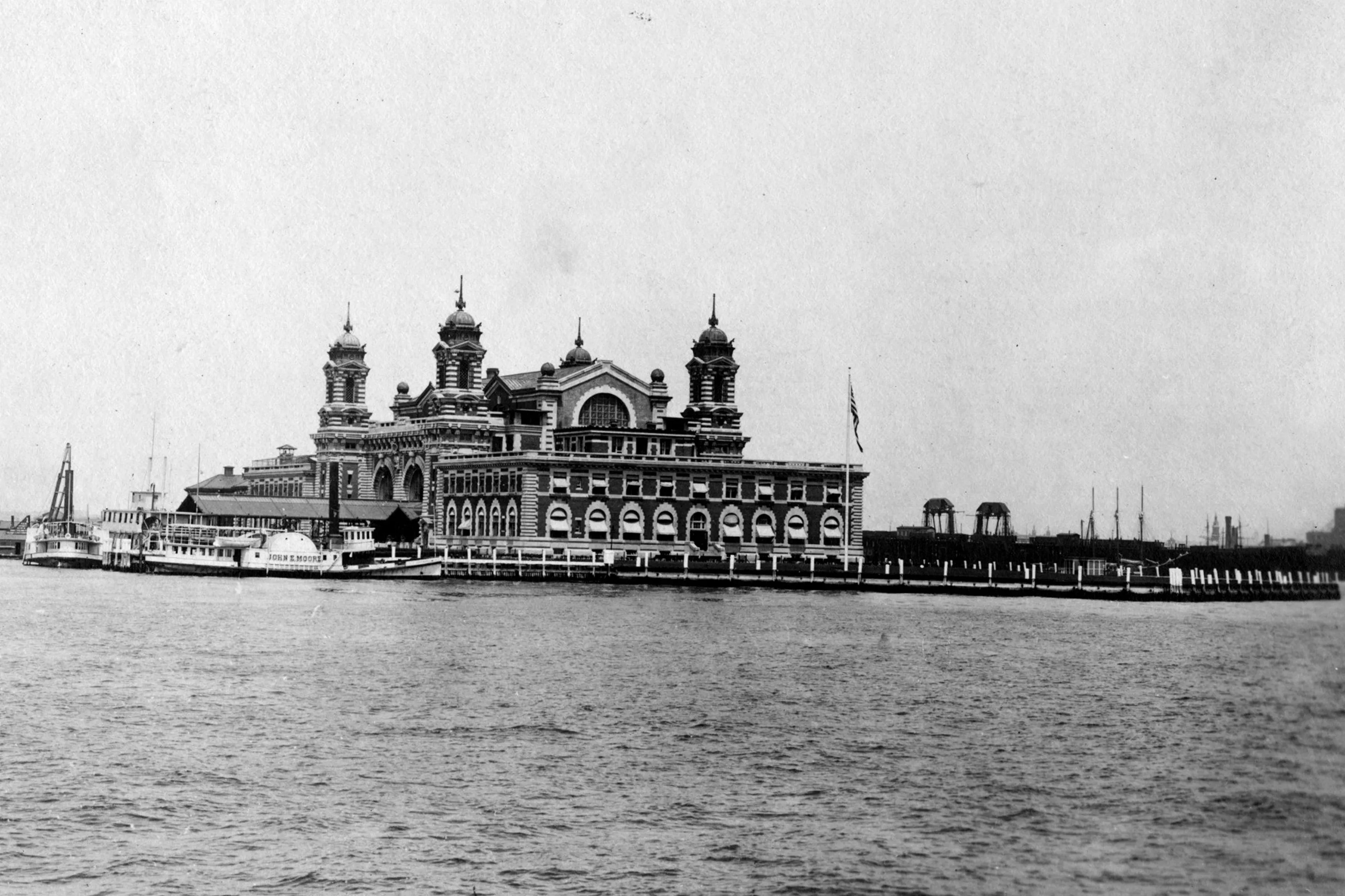 Ellis Island in the early 1900s