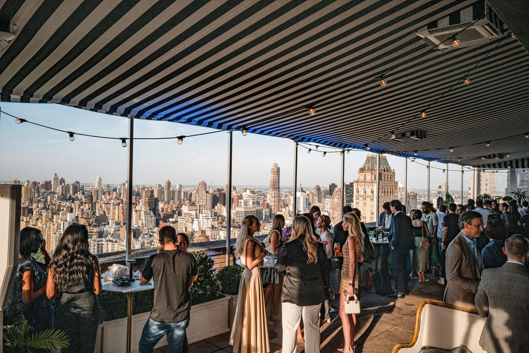 Darling rooftop panoramic view in NYC