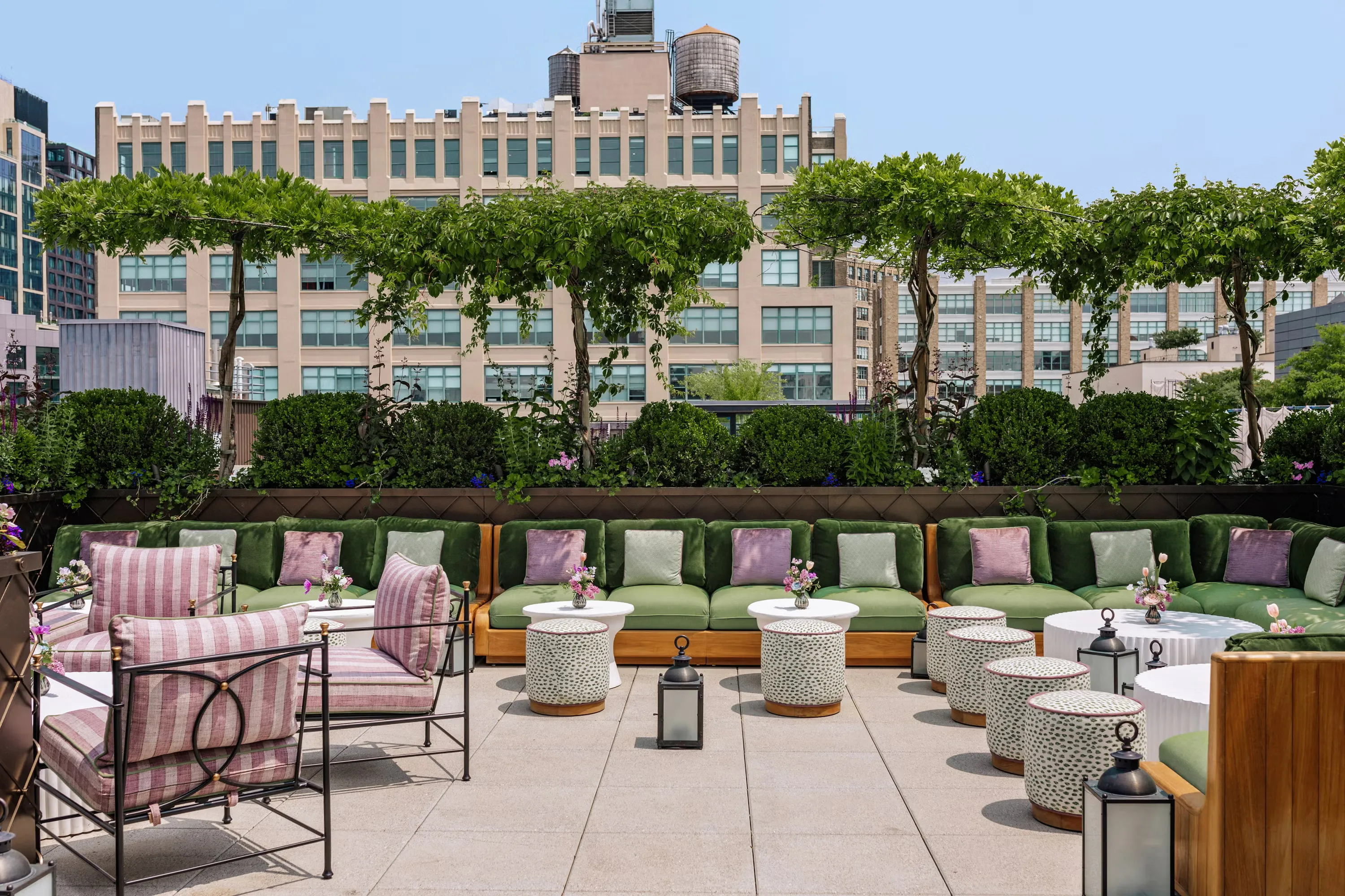 Fouquet rooftop terrace space