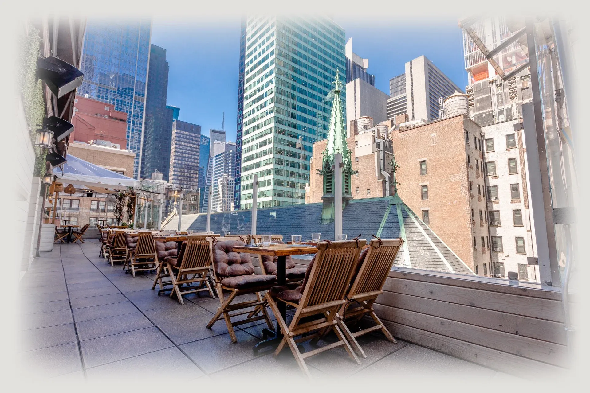 Haven rooftop bar lounge space