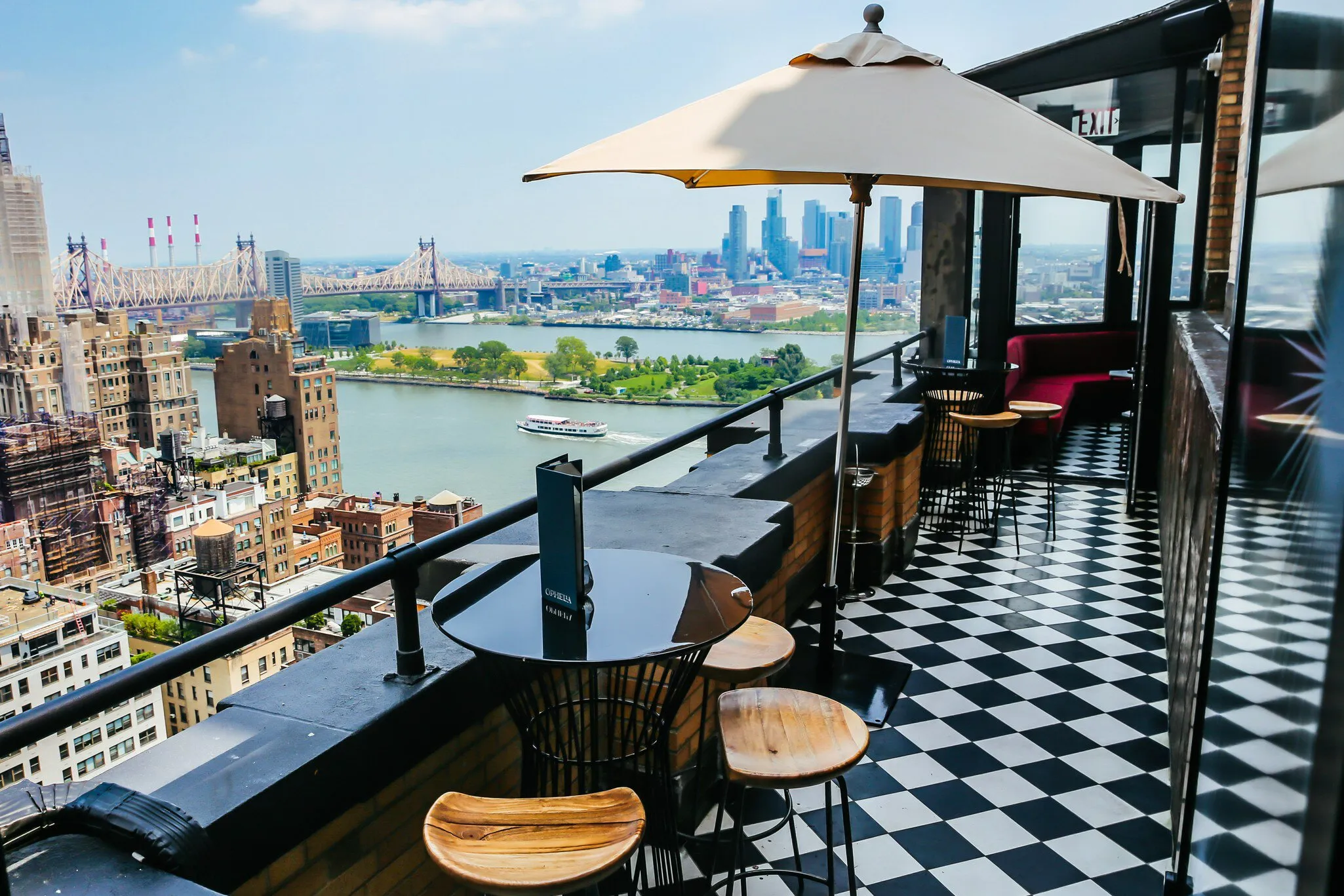 Ophelia rooftop terrace in New York
