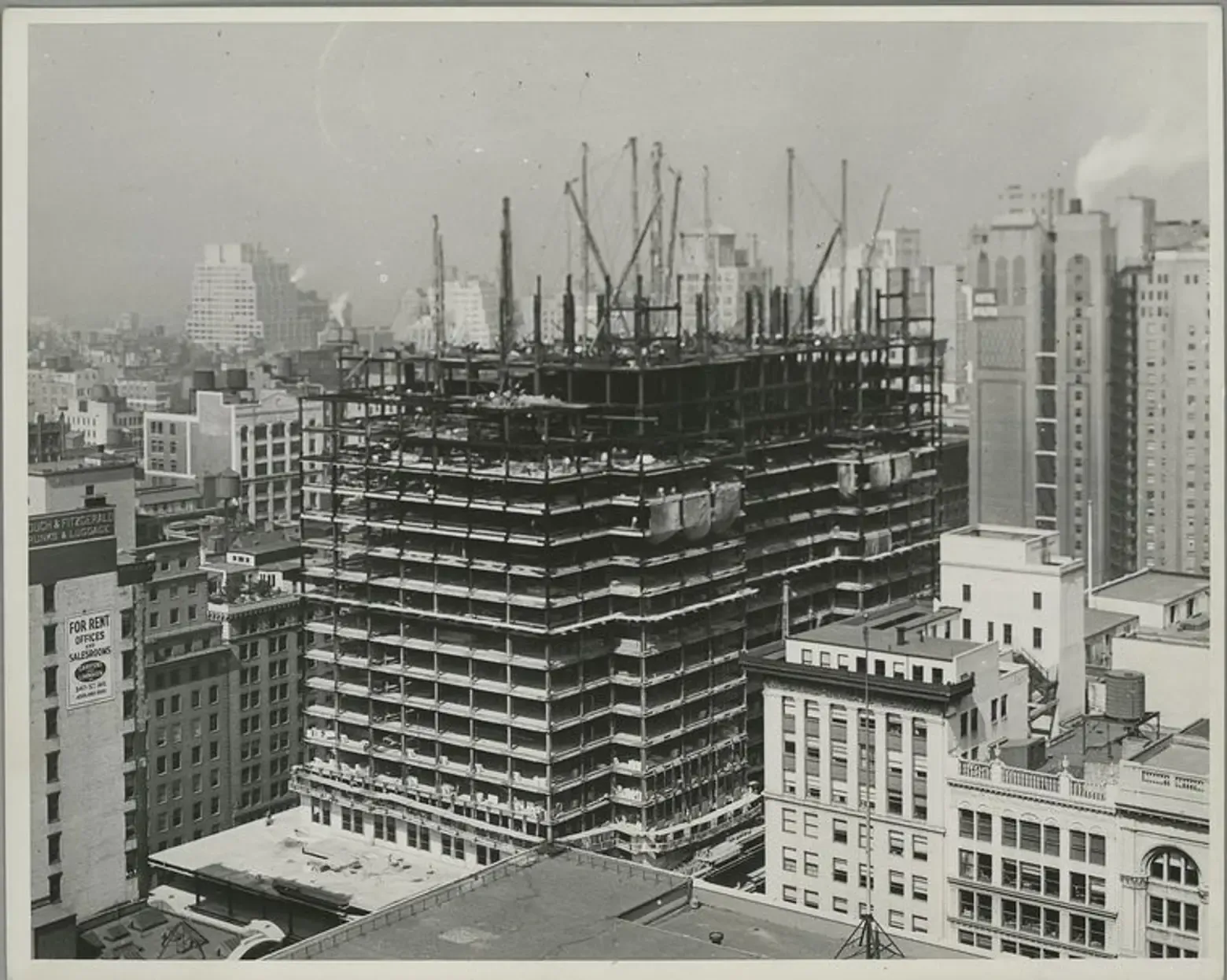 Empire State Building early construction floors