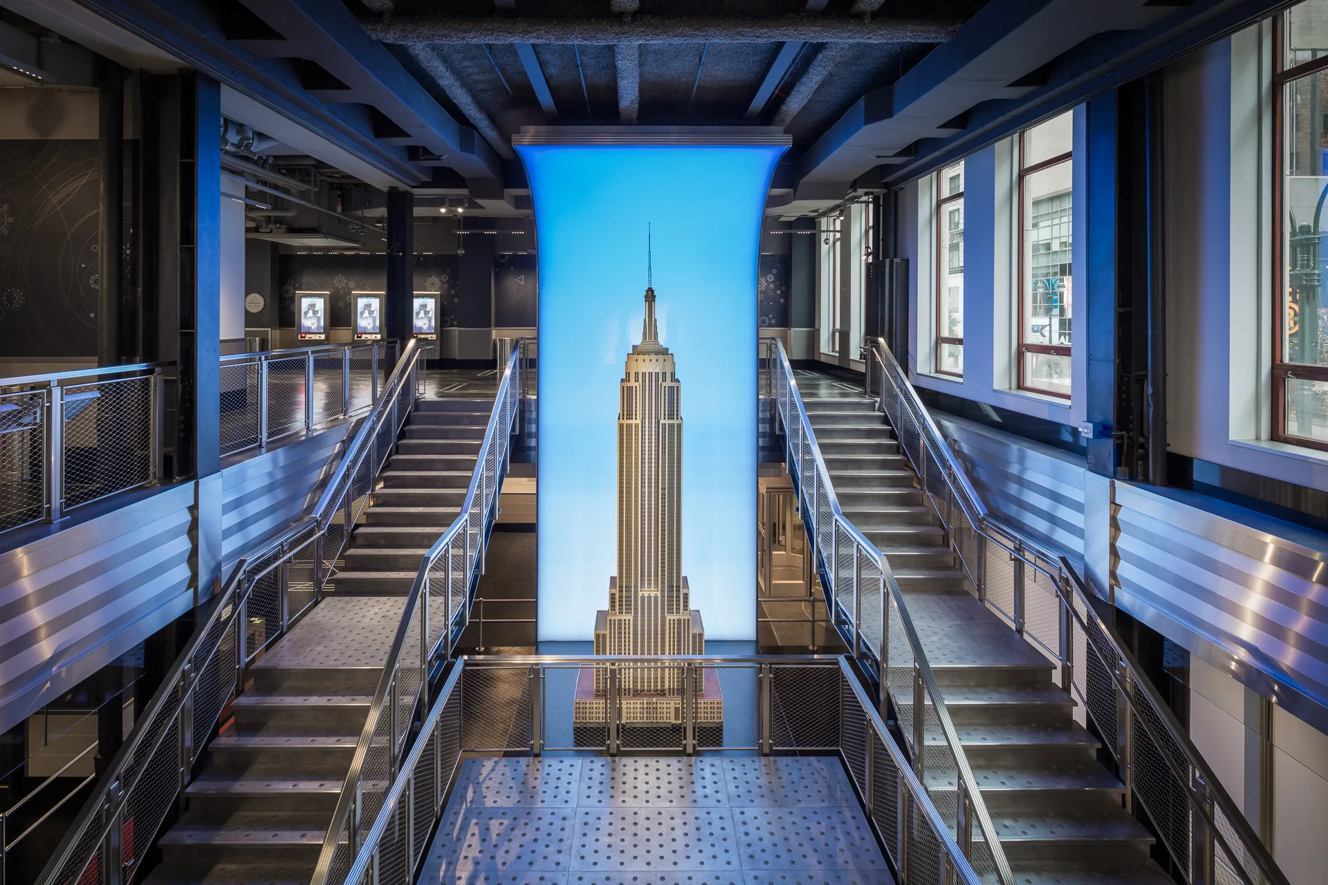 Empire State entrance art deco detail