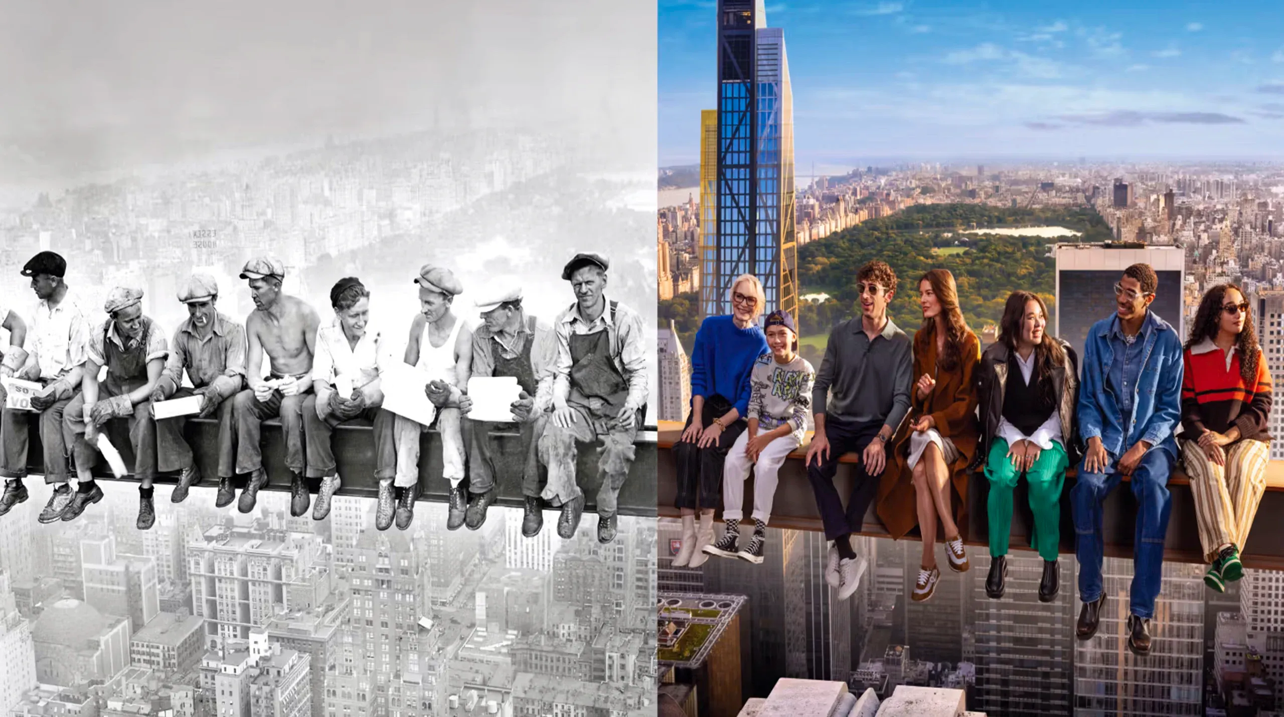 Top of the Rock beam experience