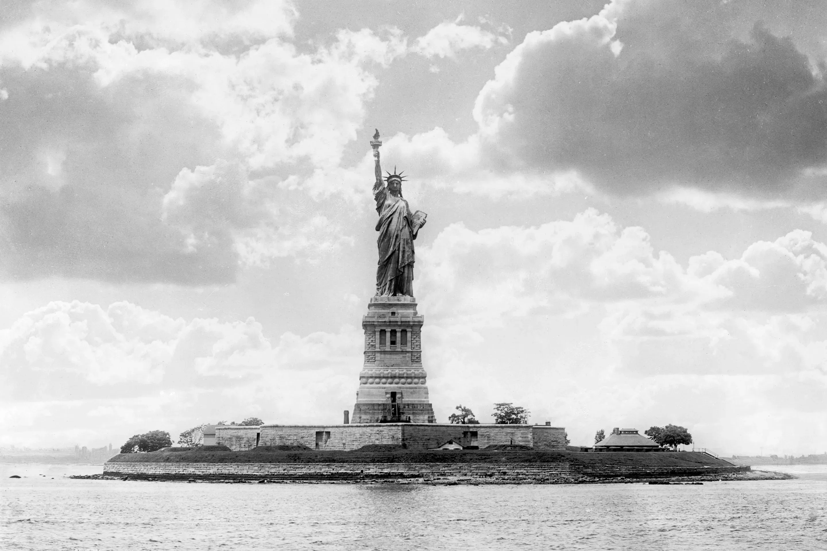 Statue of Liberty and New York Harbor, 1899