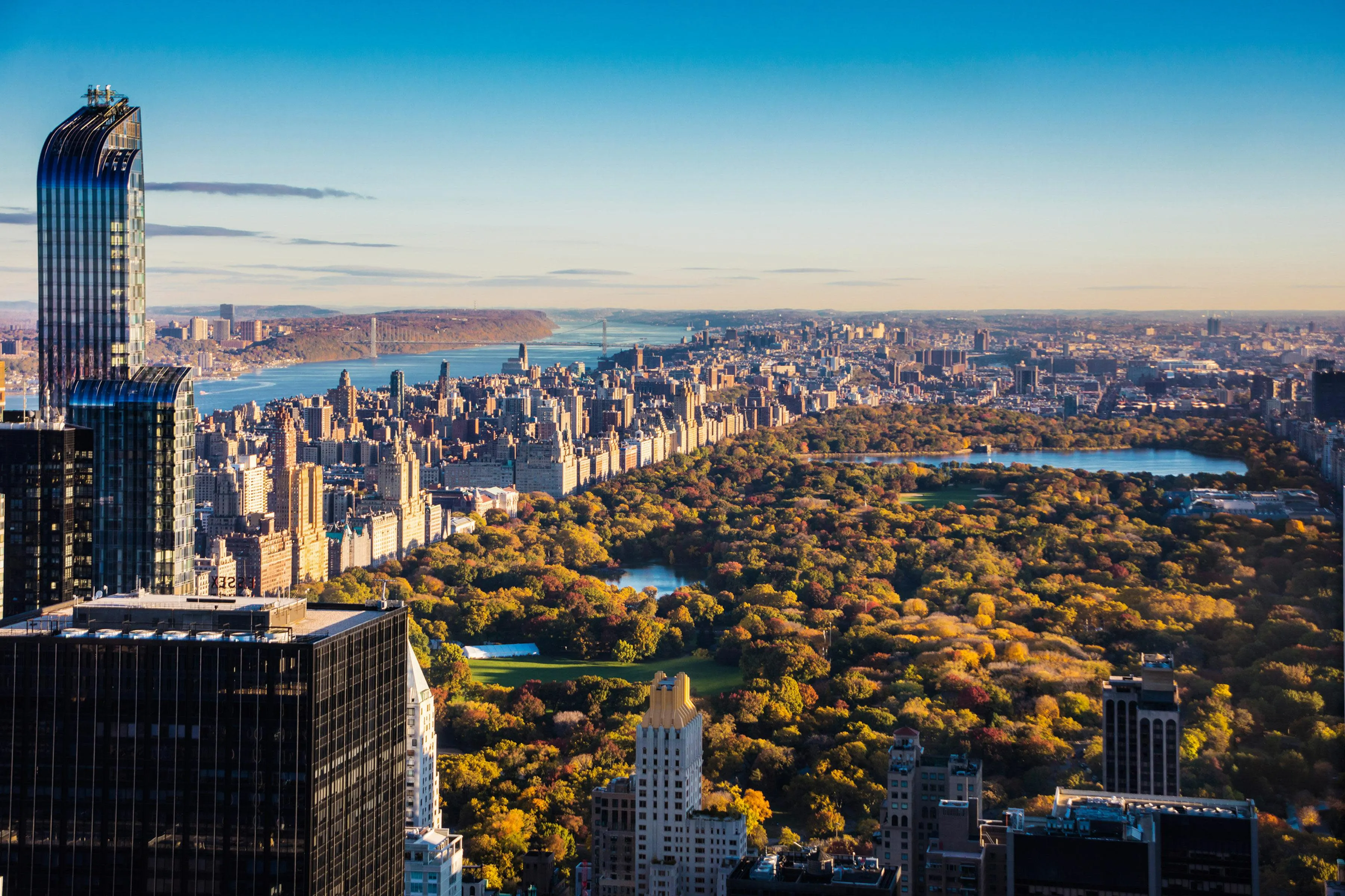 Central Park View from Top of the Rock