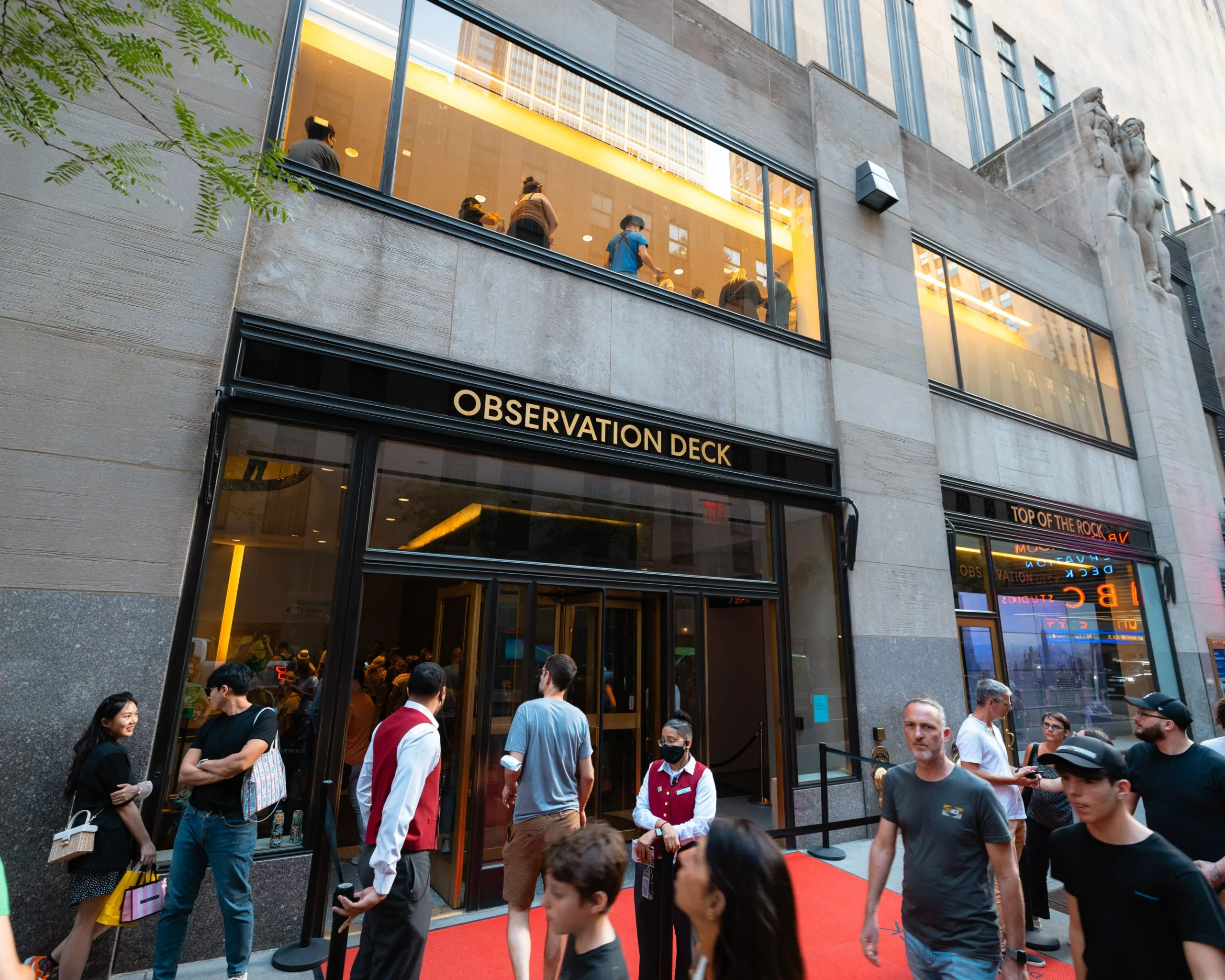 Top of the Rock Entrance