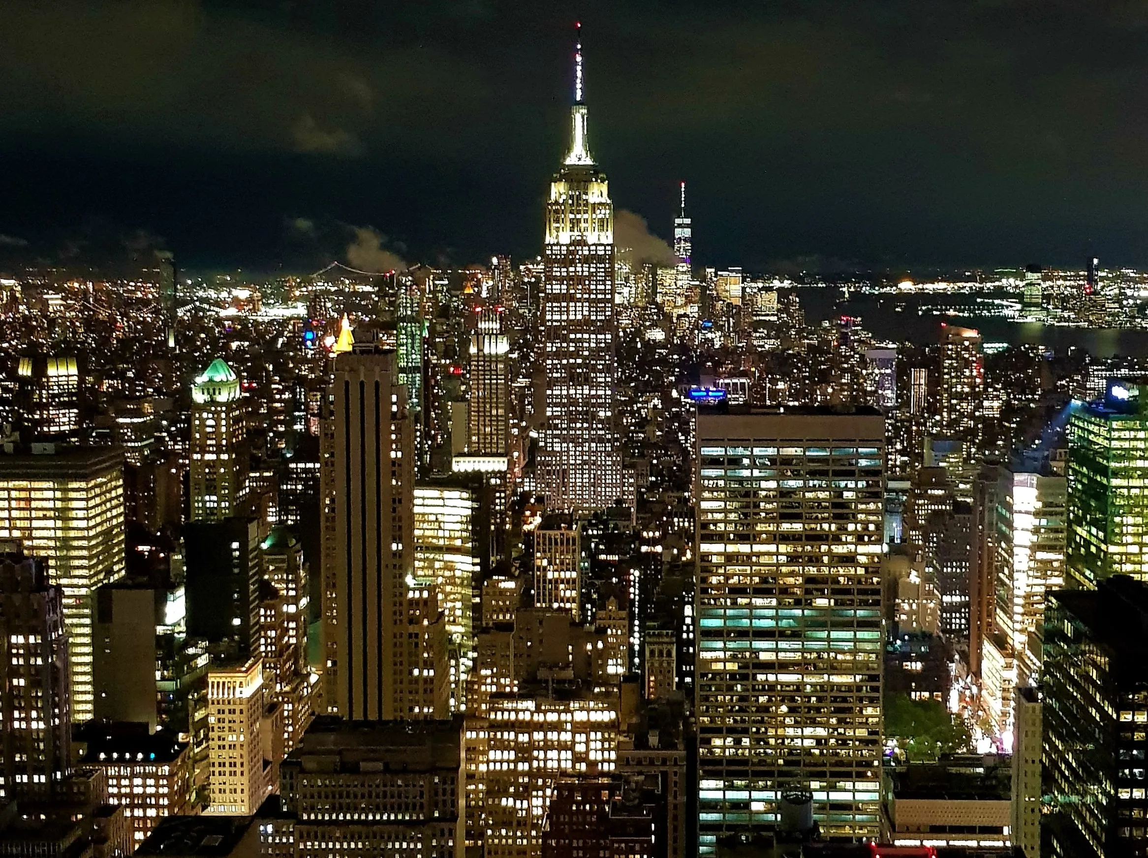 NYC Night View from Top of the Rock