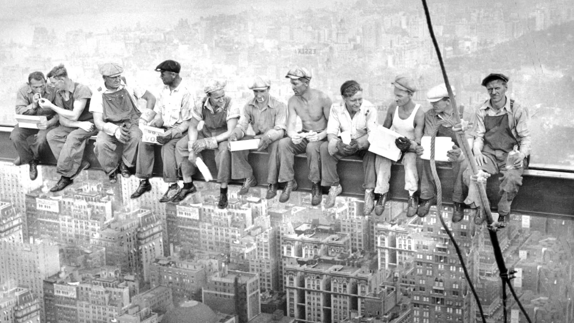 Workers on Steel Beams