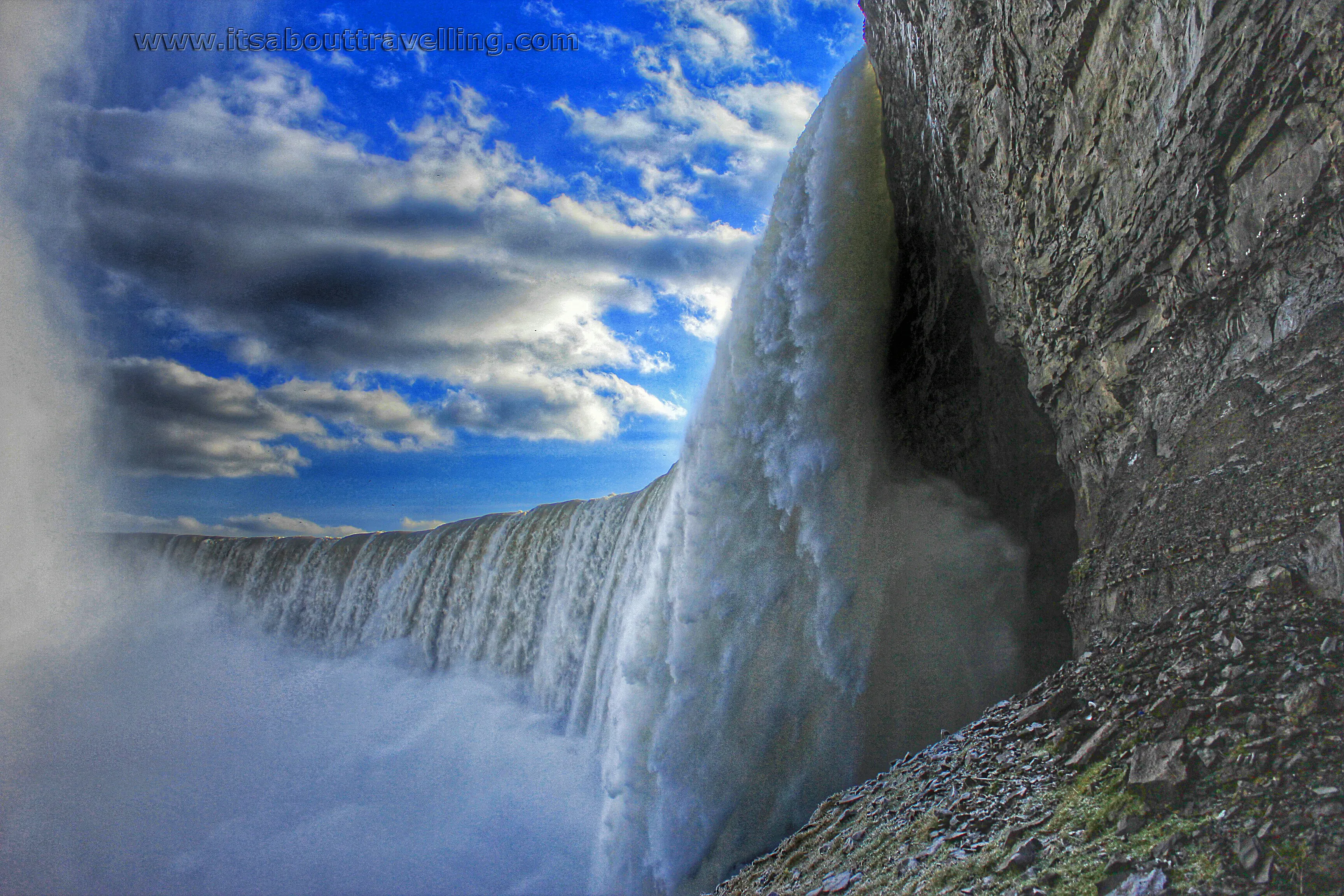 Tunnel view from Journey Behind the Falls