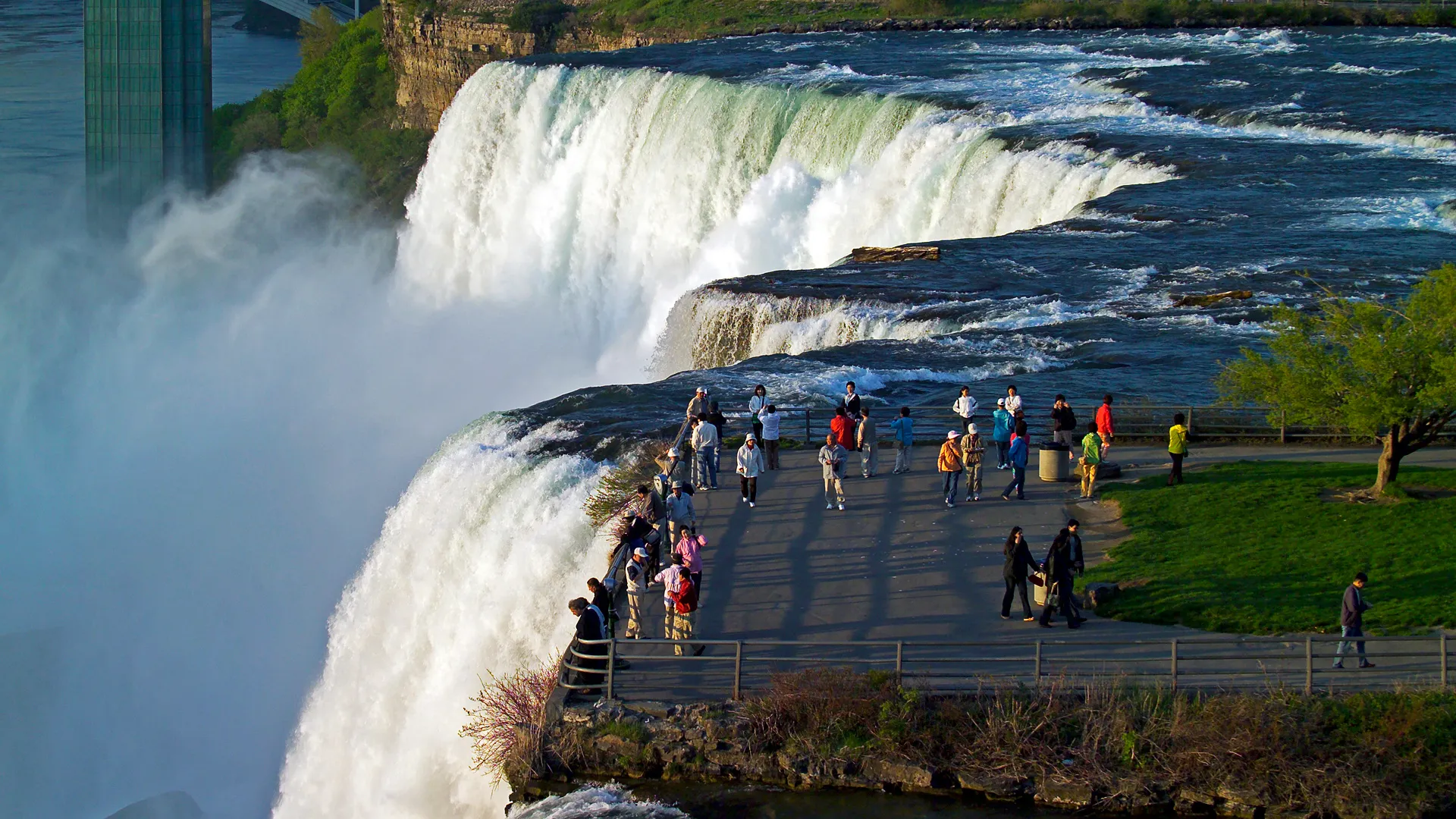 Historic observatory viewpoint at Niagara Falls