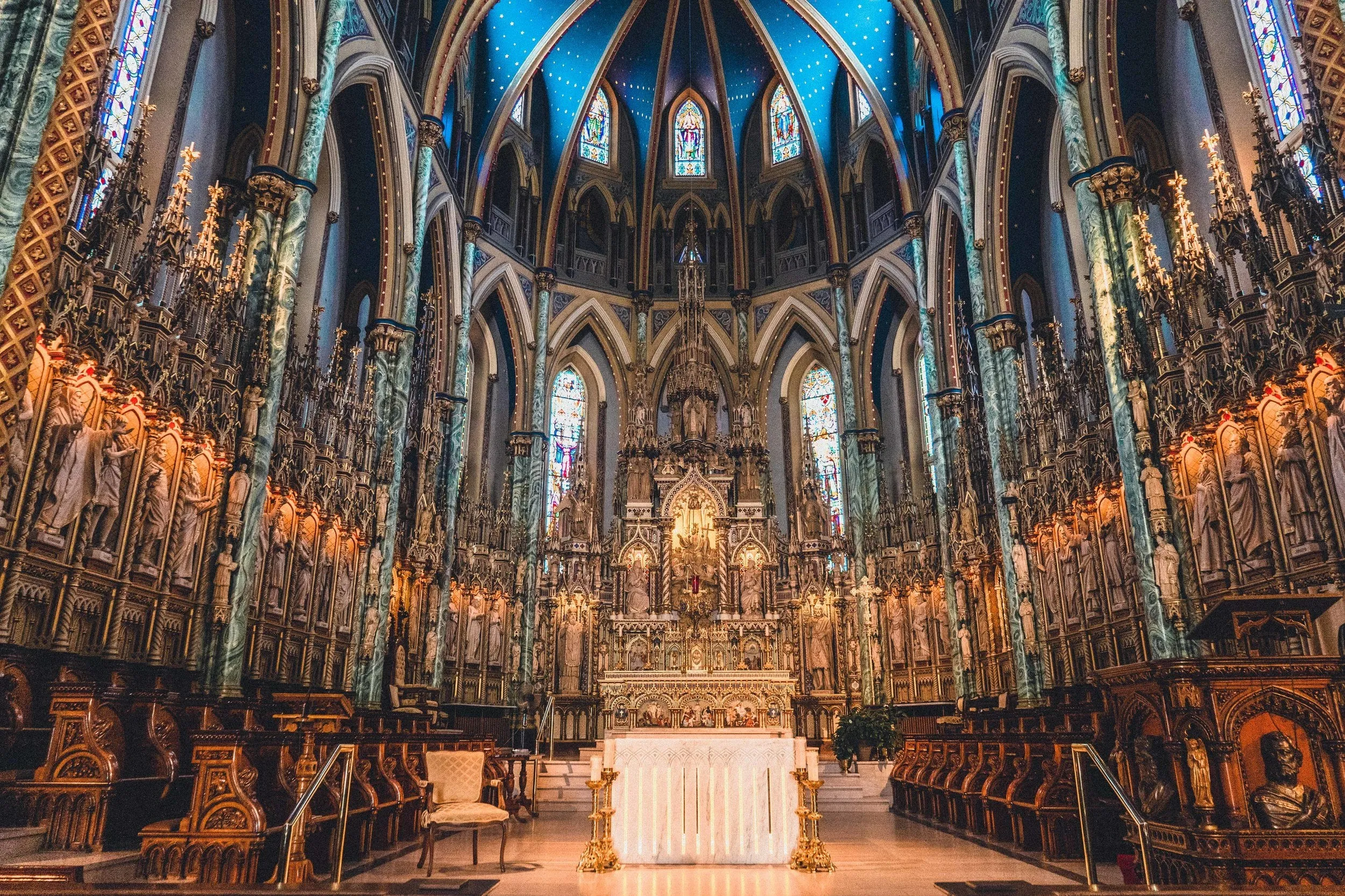 Notre-Dame Cathedral Basilica in Ottawa