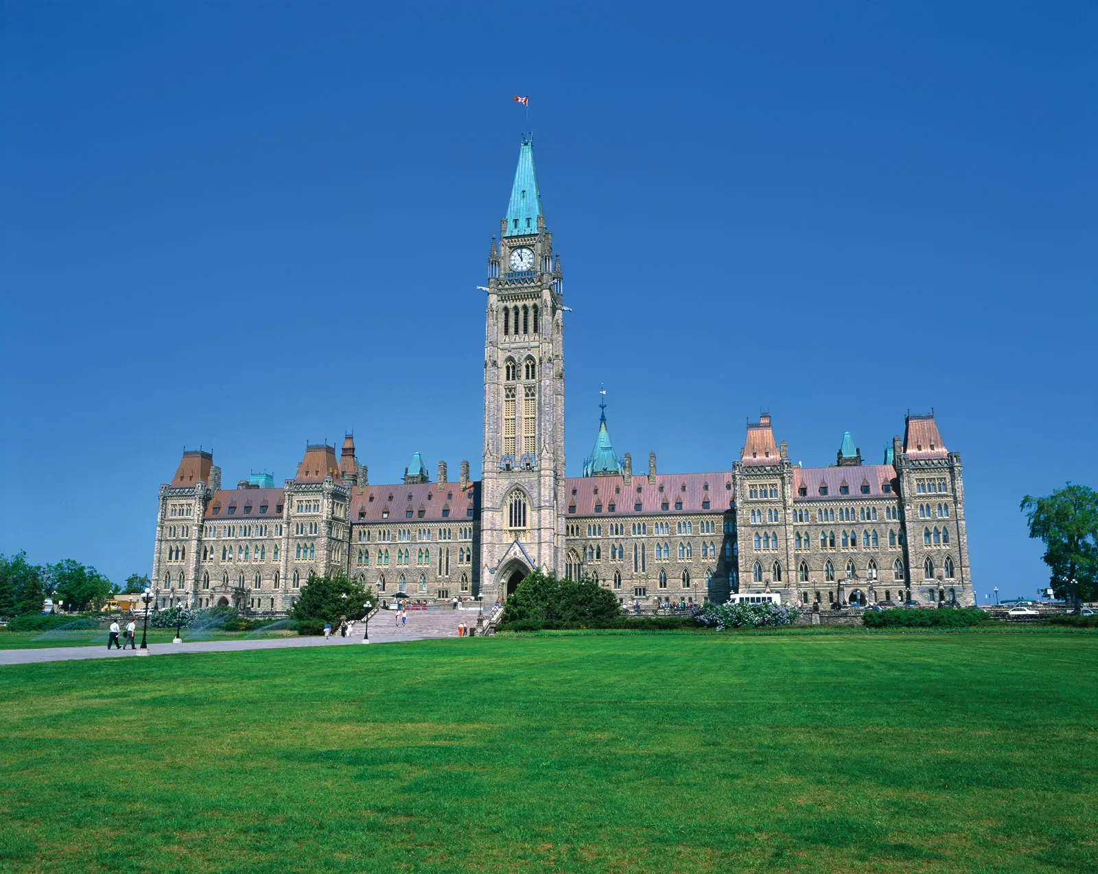 Centre Block area in Ottawa