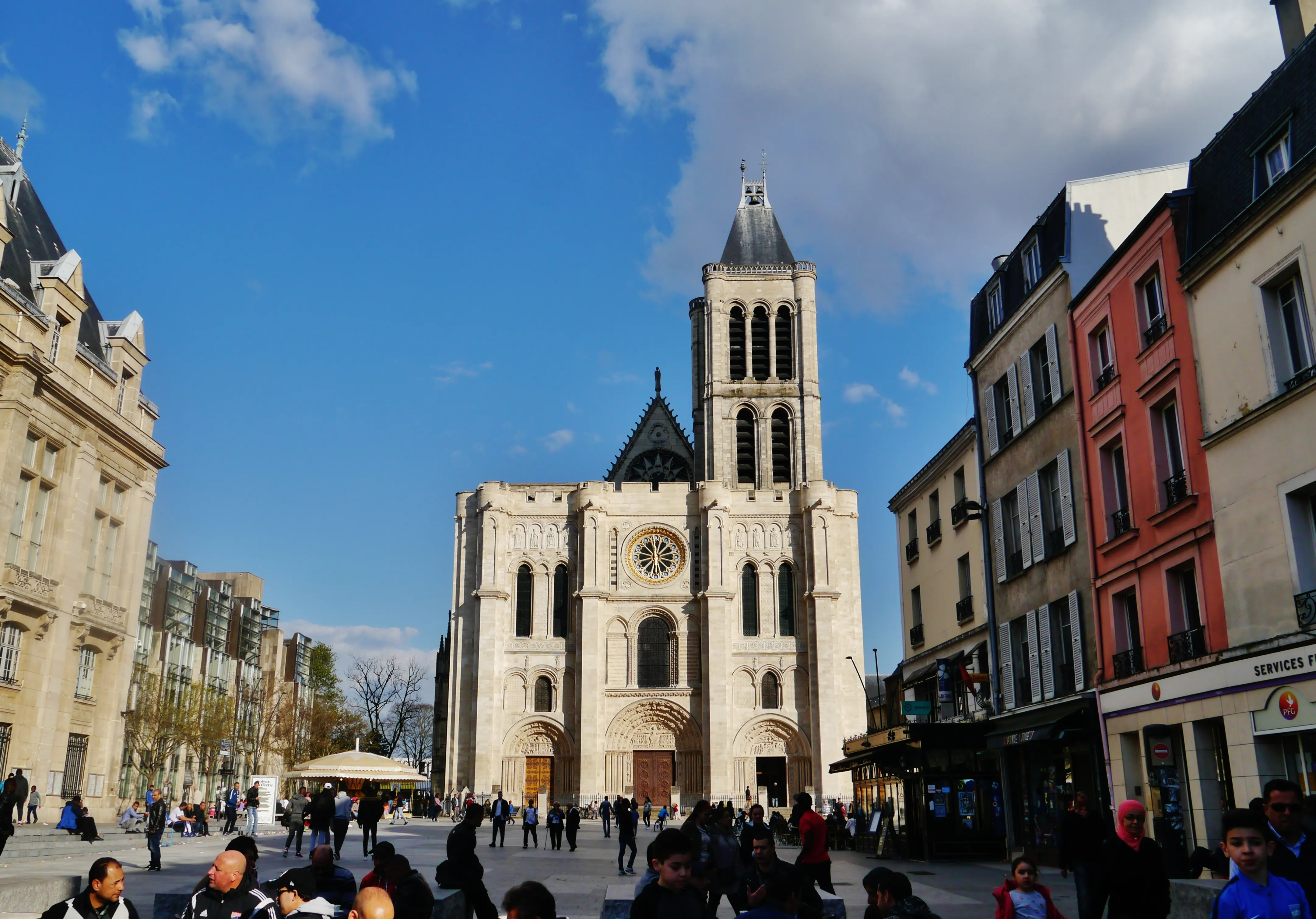 Basilique Saint‑Denis exterior facade
