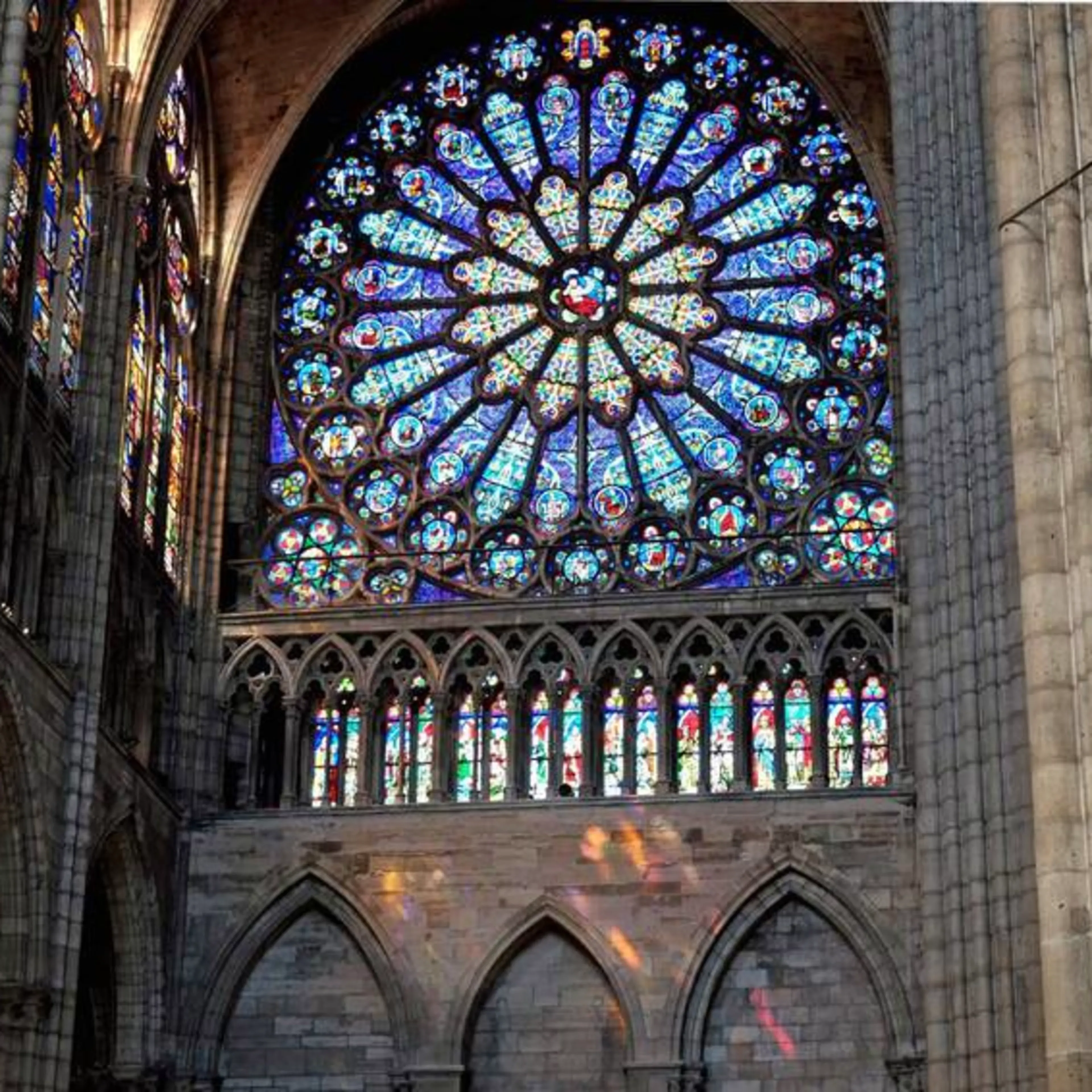 Historic stained glass windows