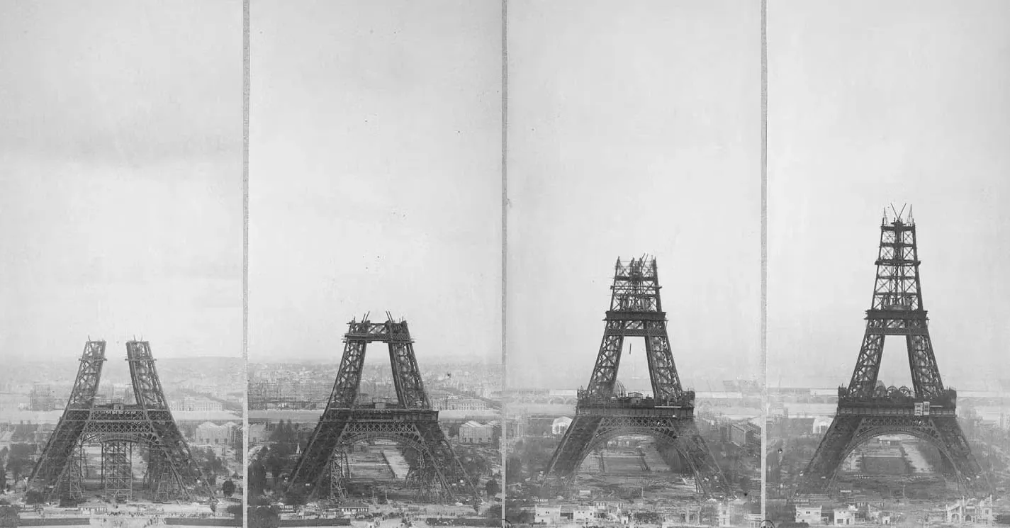 Eiffel Tower Construction