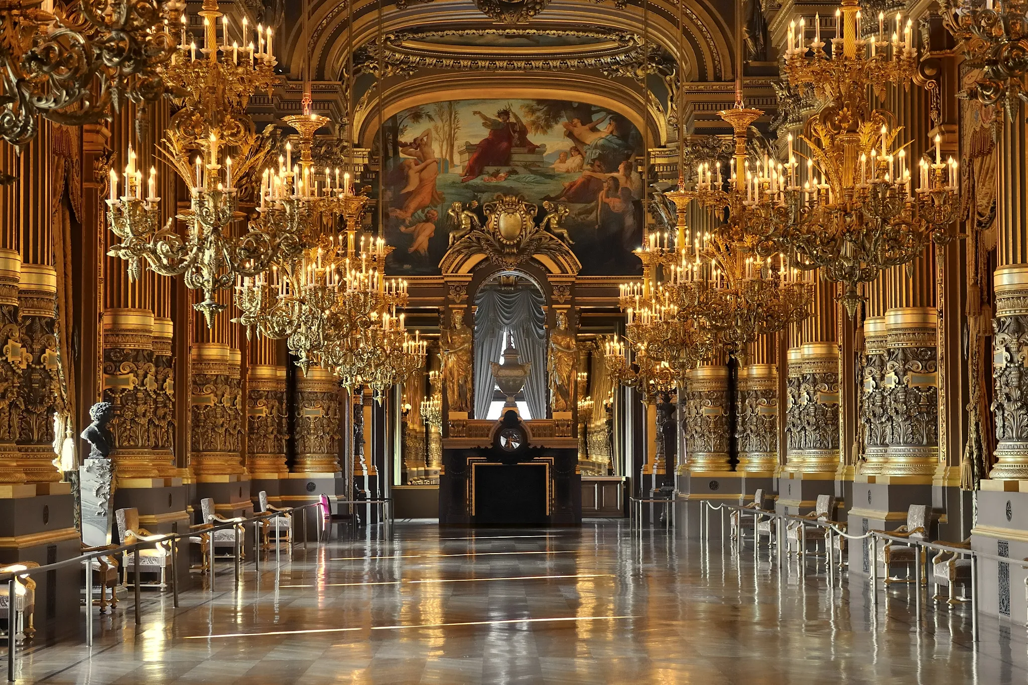 Main corridor of the Palais Garnier