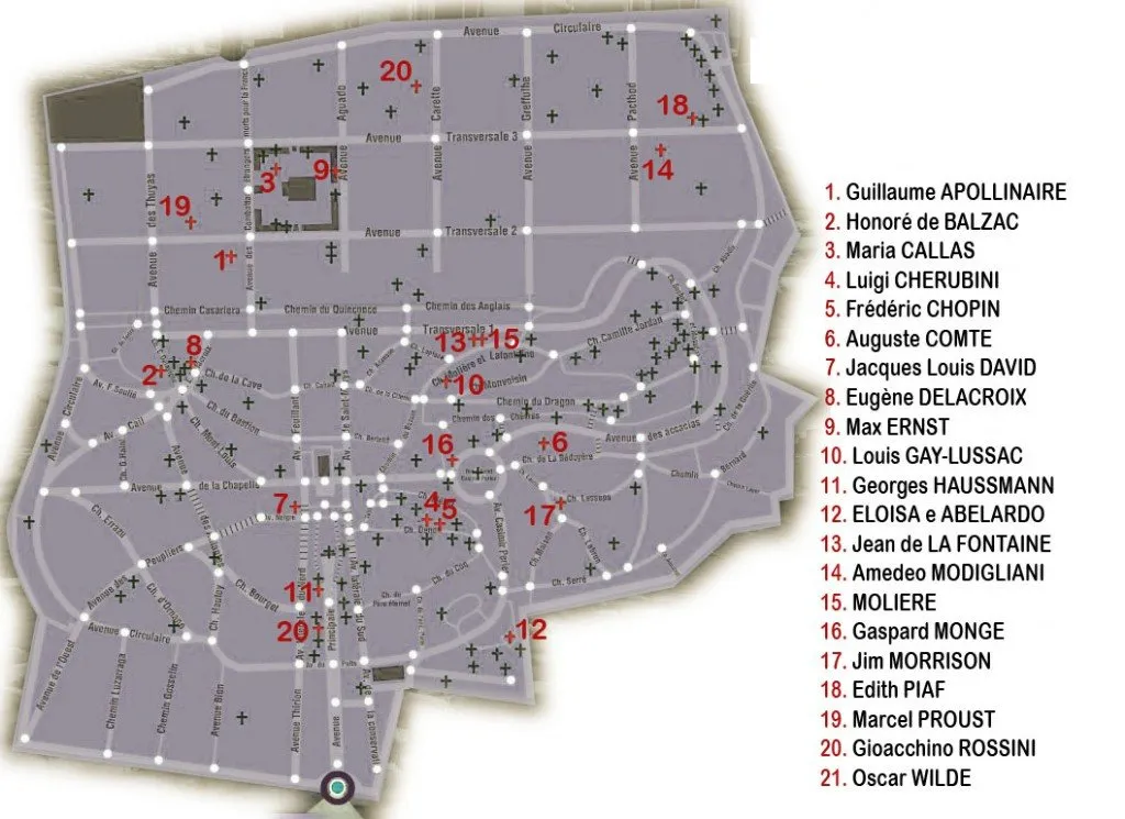 Maps & Wayfinding: Strategies for Visiting Père Lachaise