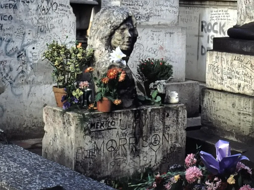 Jim Morrison's tomb