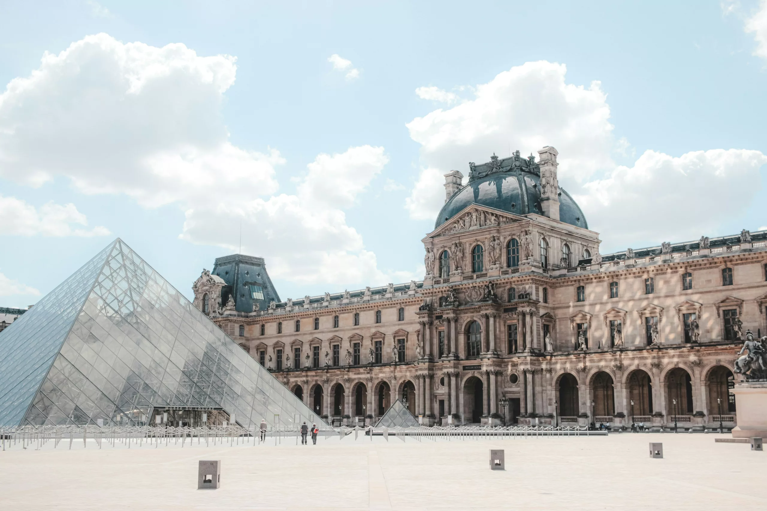 Louvre Museum exterior view