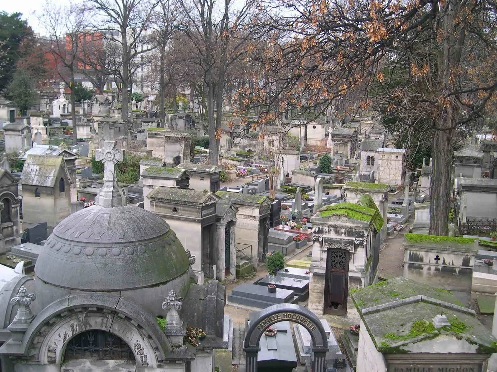 Pathway through Montmartre Cemetery